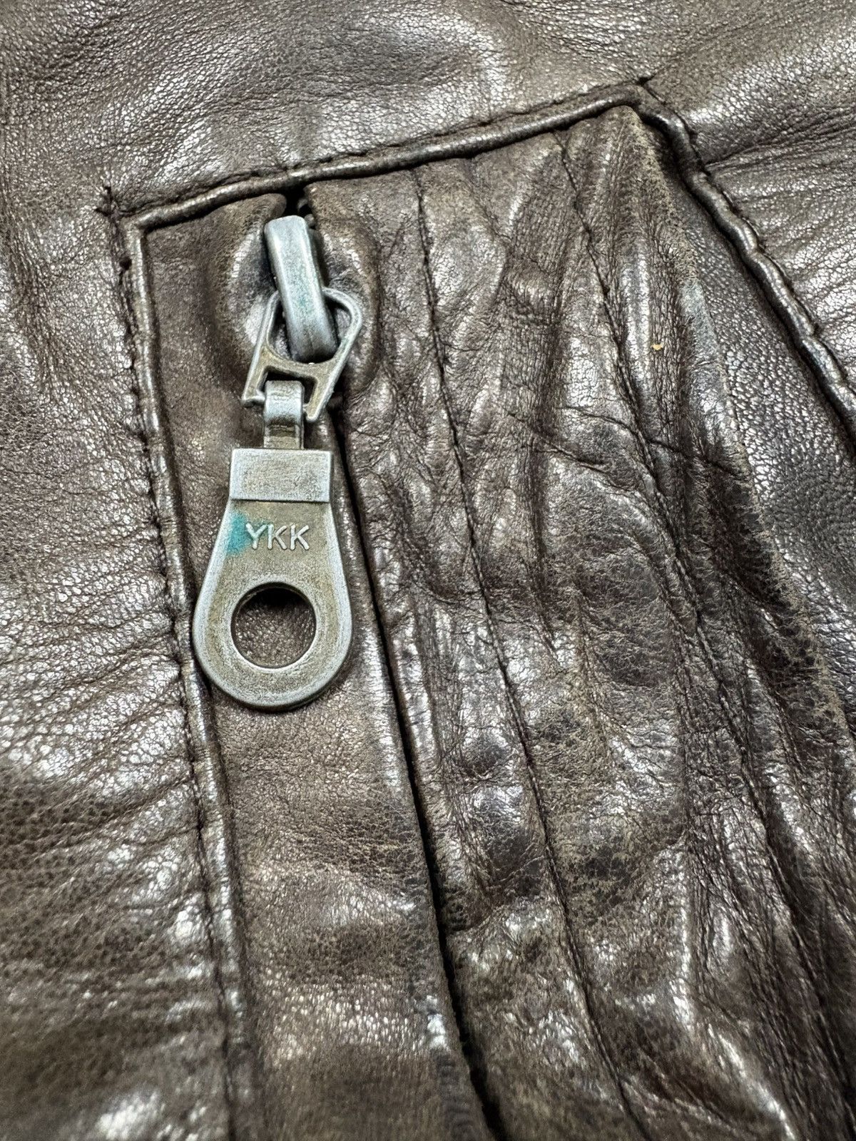 Vintage 80s Vintage Leather Aviator Bomber Jacket Sherpa Lined Size US XL / EU 56 / 4 - 11 Thumbnail