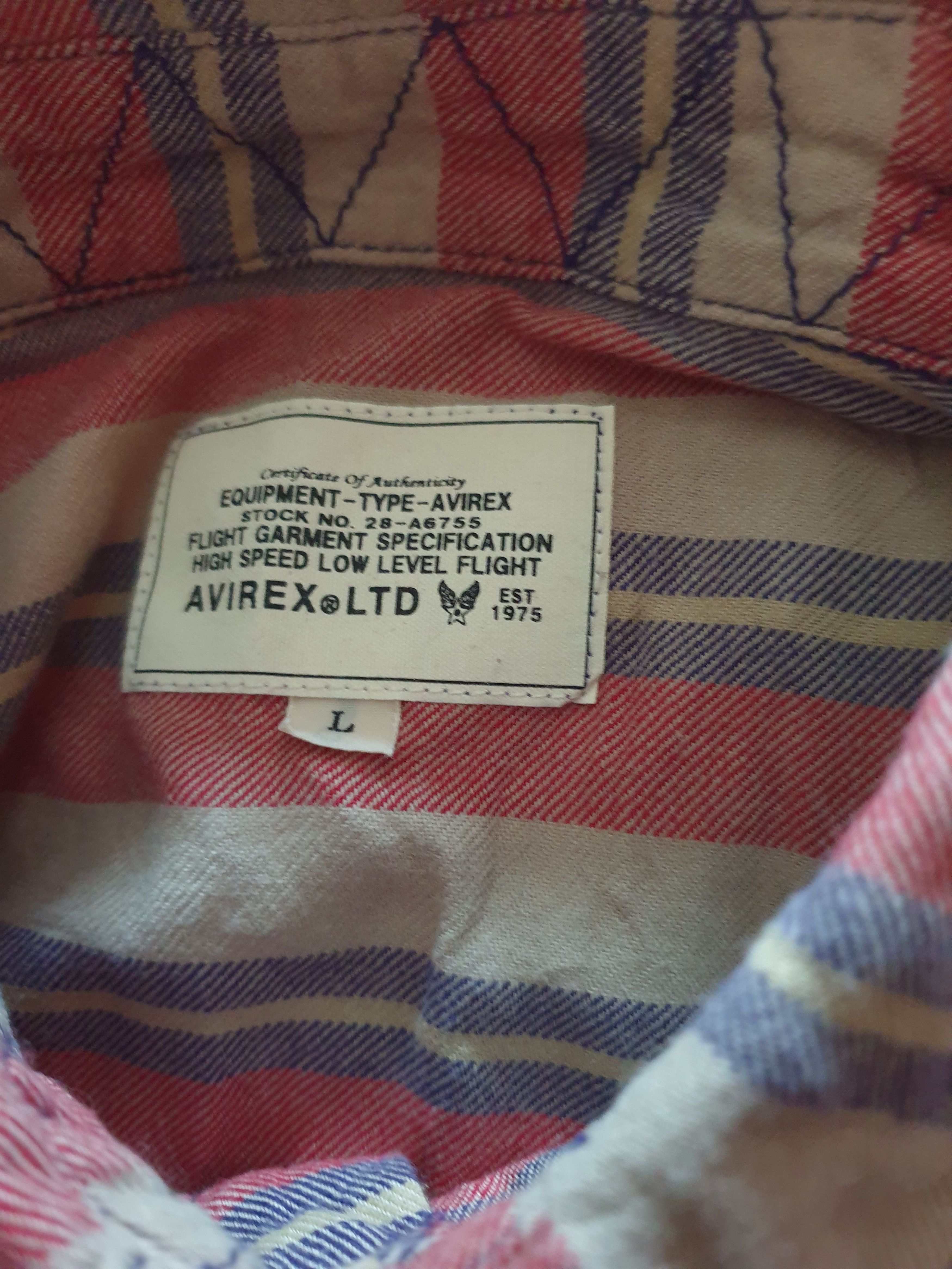 Avirex 💥Avirex stripe button ups shirt Size US L / EU 52-54 / 3 - 2 Thumbnail