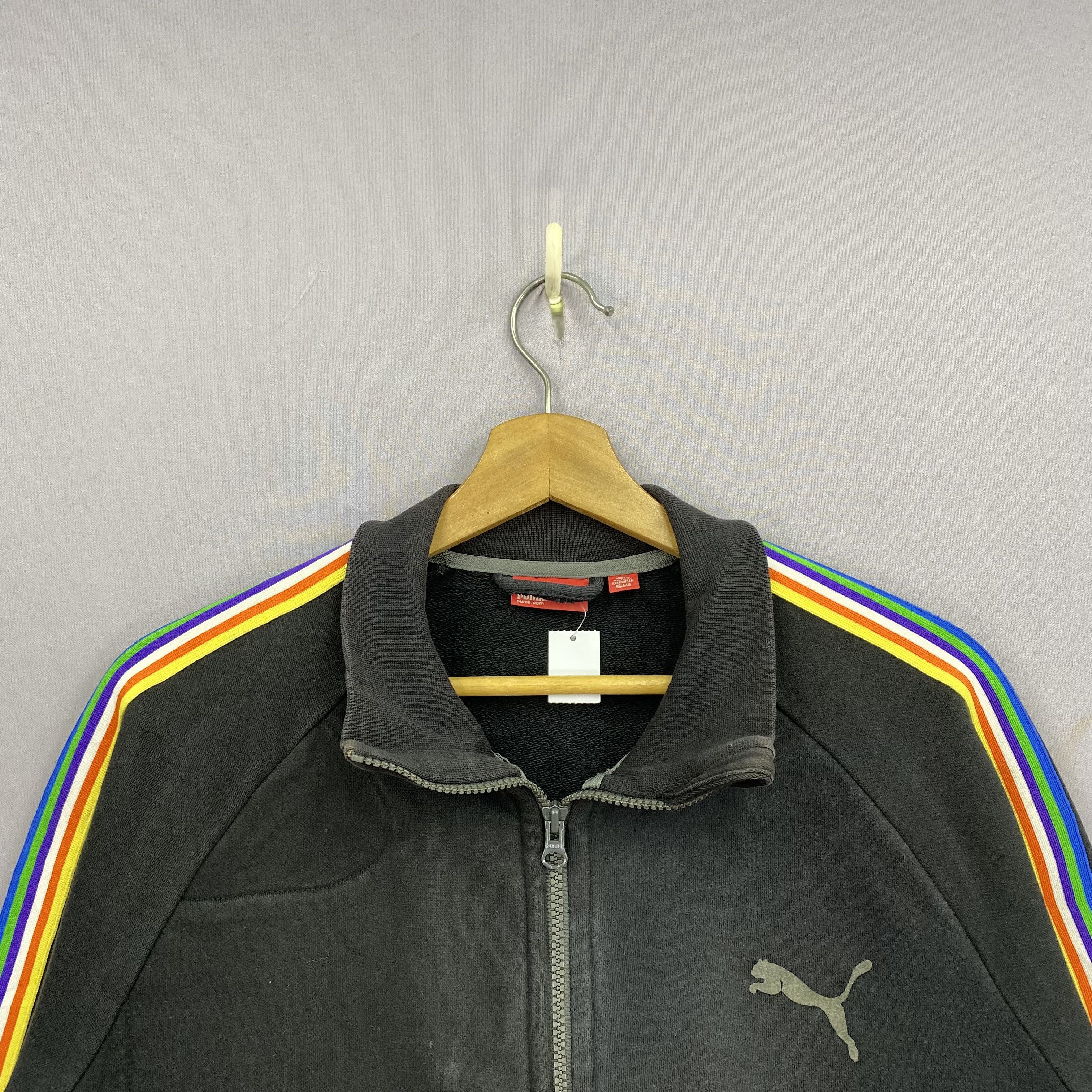 Puma Vintage Y2K Puma Rainbow Sweater Zipper Sweatshirt Jumper Size US S / EU 44-46 / 1 - 4 Thumbnail
