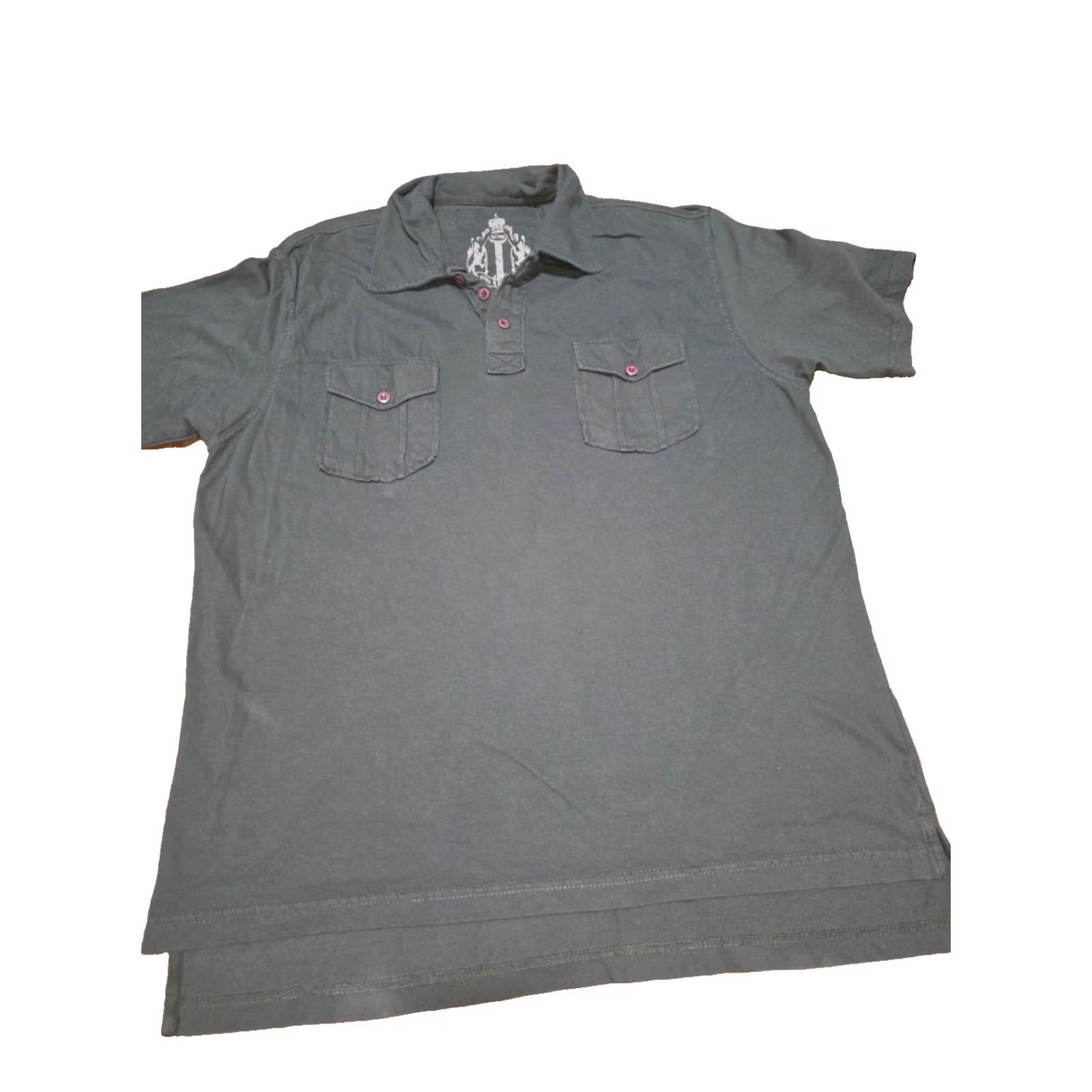 Vintage RC Red Crown Polo Shirt Men XL Green 100% Cotton Short Sleeve Collared Pocket Logo Classic Polo Size US XL / EU 56 / 4 - 2 Thumbnail