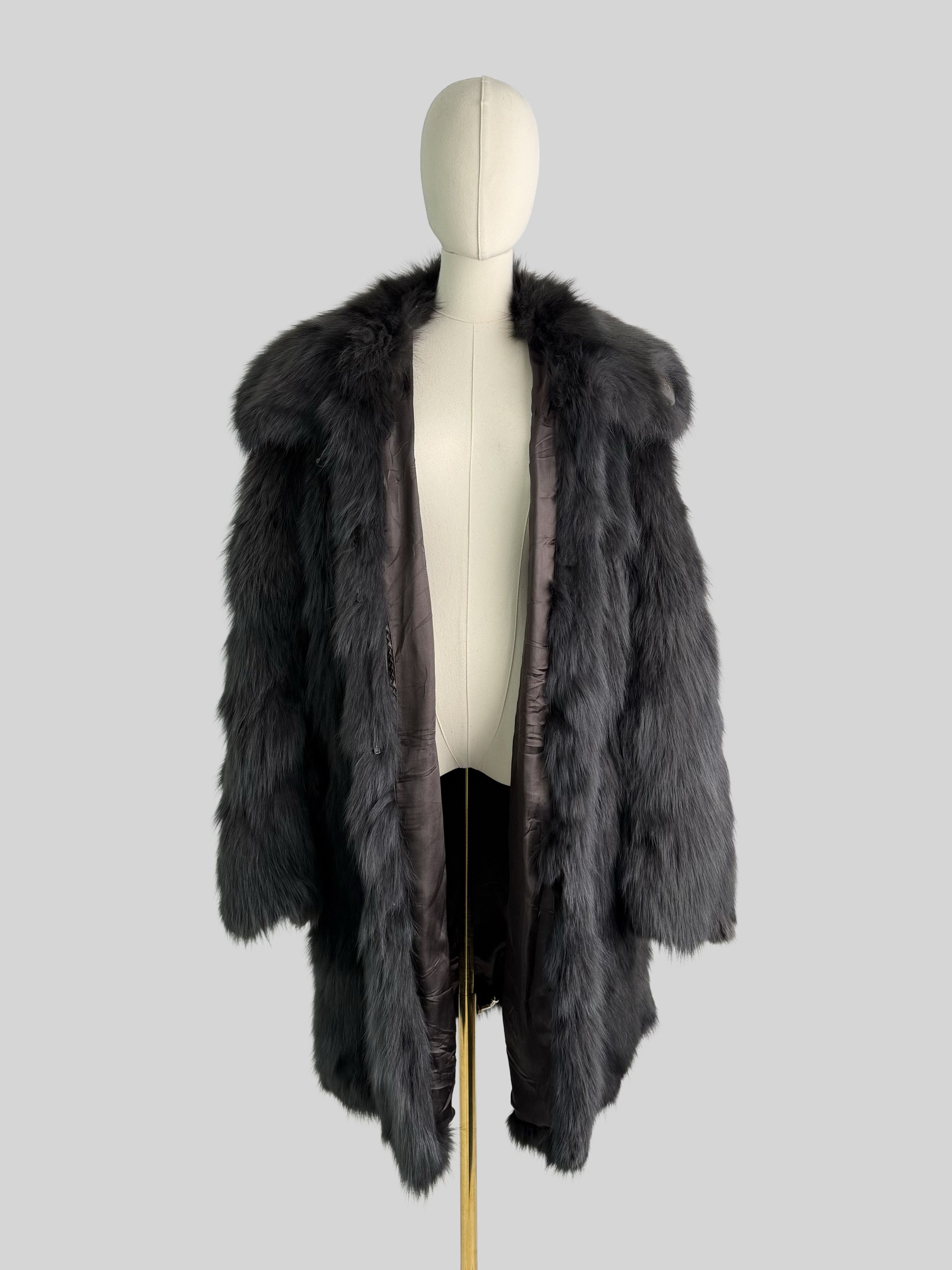Vintage Vintage Real Fur Coat Soft Glam Winter Jacket Old Money Y2K Size L / US 10 / IT 46 - 3 Thumbnail