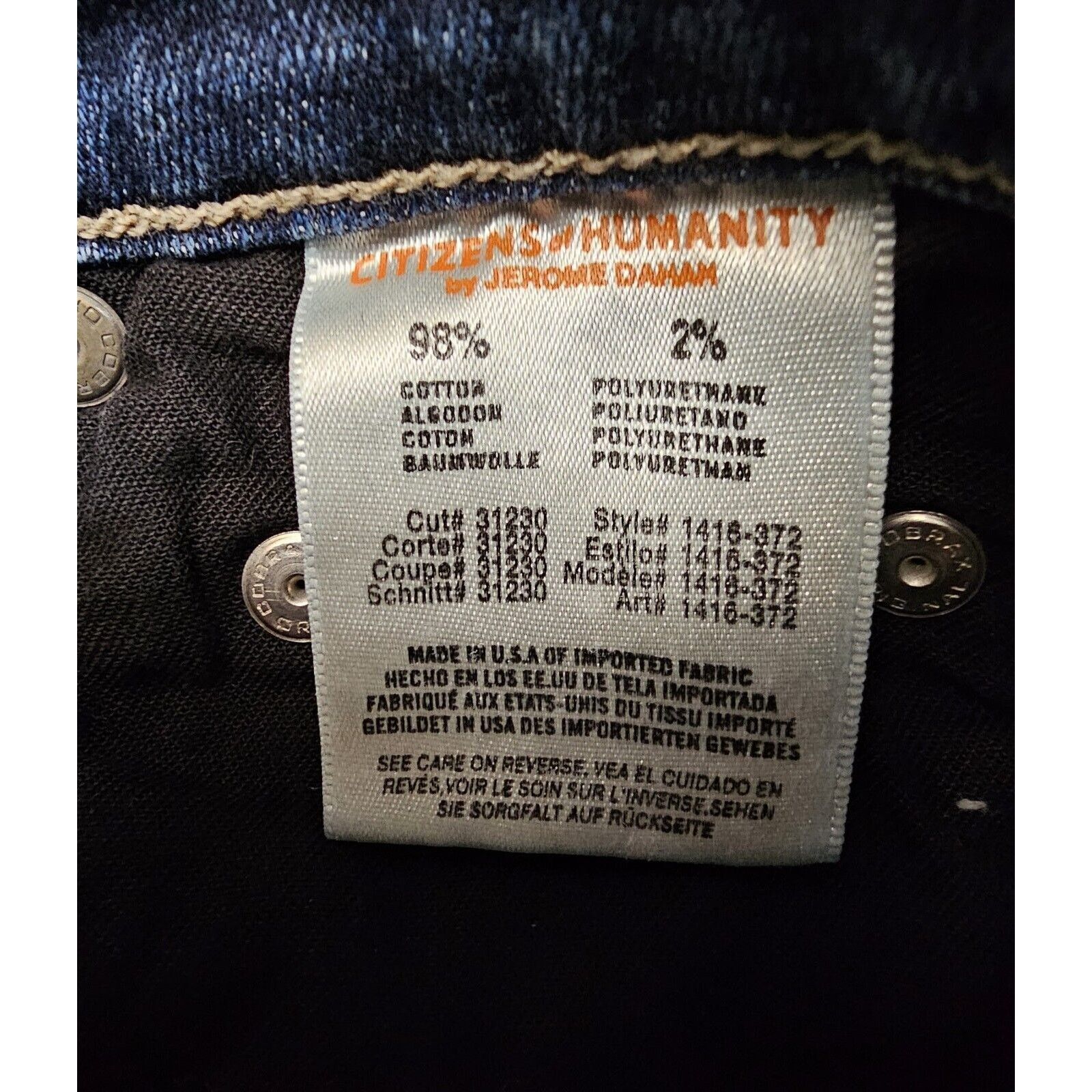 Citizens Of Humanity Citizens of Humanity Rocket High Rise Skinny Crispy Wash 27 Size 27" / US 4 / IT 40 - 7 Thumbnail