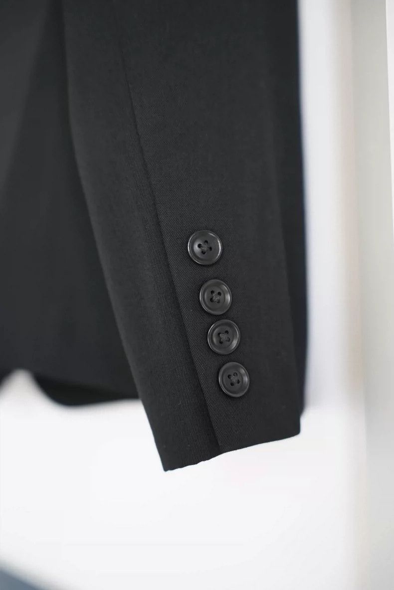 Yohji Yamamoto Yohji Yamamoto Yohji Yamamoto Black Suit Jacket Size US S / EU 44-46 / 1 - 4 Thumbnail