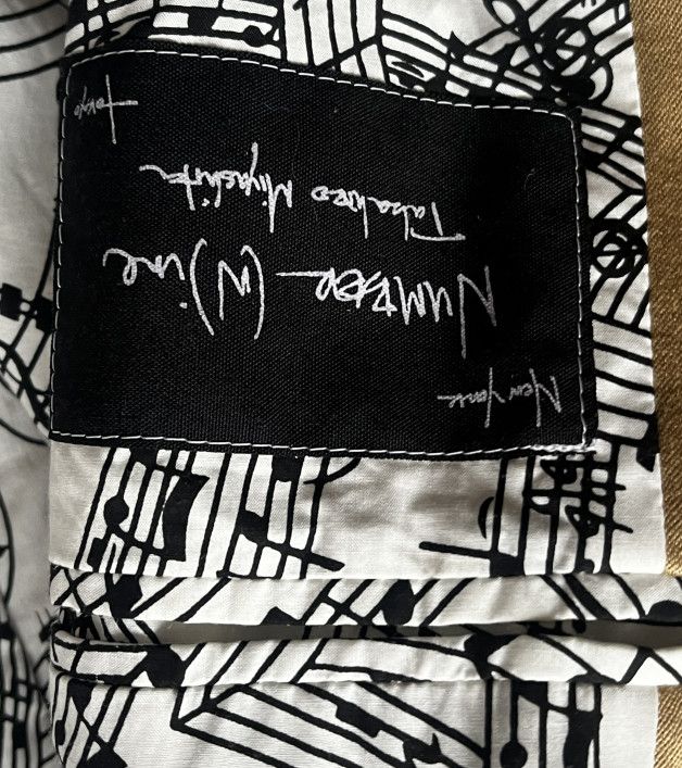 Number (N)ine Number (N)ine SS07 “Musical Note” Runway Coat Size US L / EU 52-54 / 3 - 5 Thumbnail