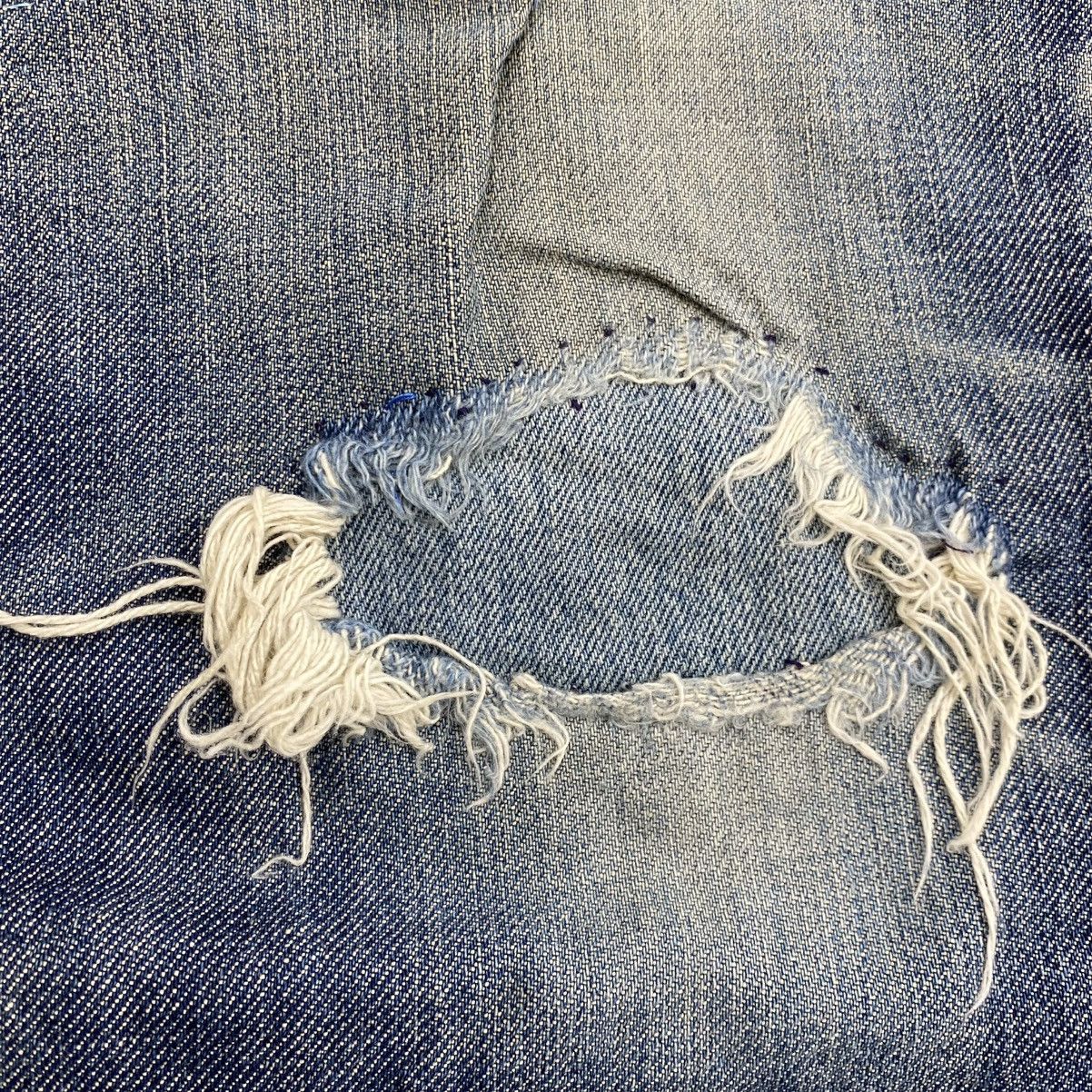 Beauty Beast 90s Beauty Beast Distressed Punk Lgb Goa Grunge Denim Pants Size US 32 / EU 48 - 6 Thumbnail