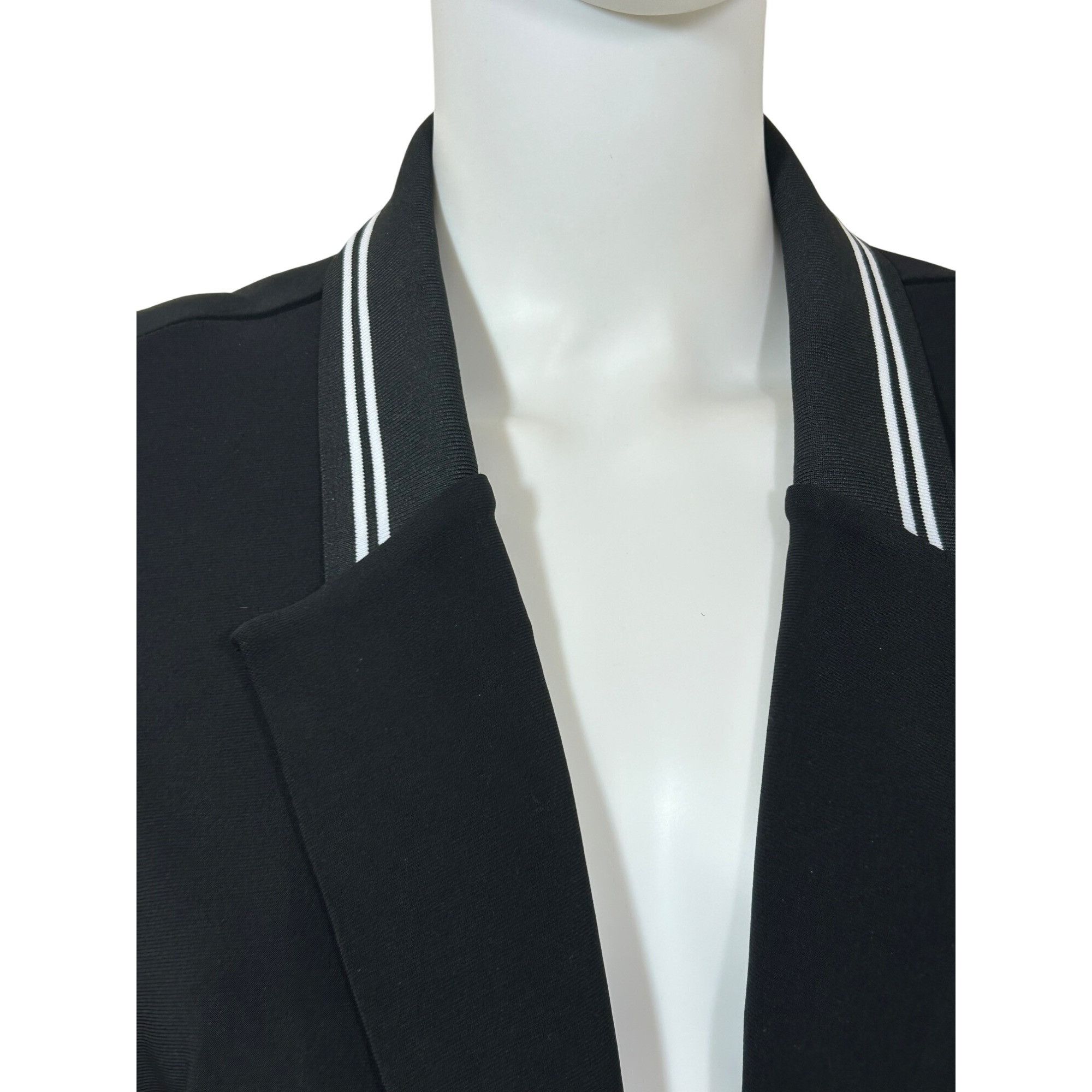Joseph Ribkoff Joseph Ribkoff Black Blazer 16 White Trim Button Pockets Sho Size XXL / US 16-18 / IT 52-54 - 6 Thumbnail