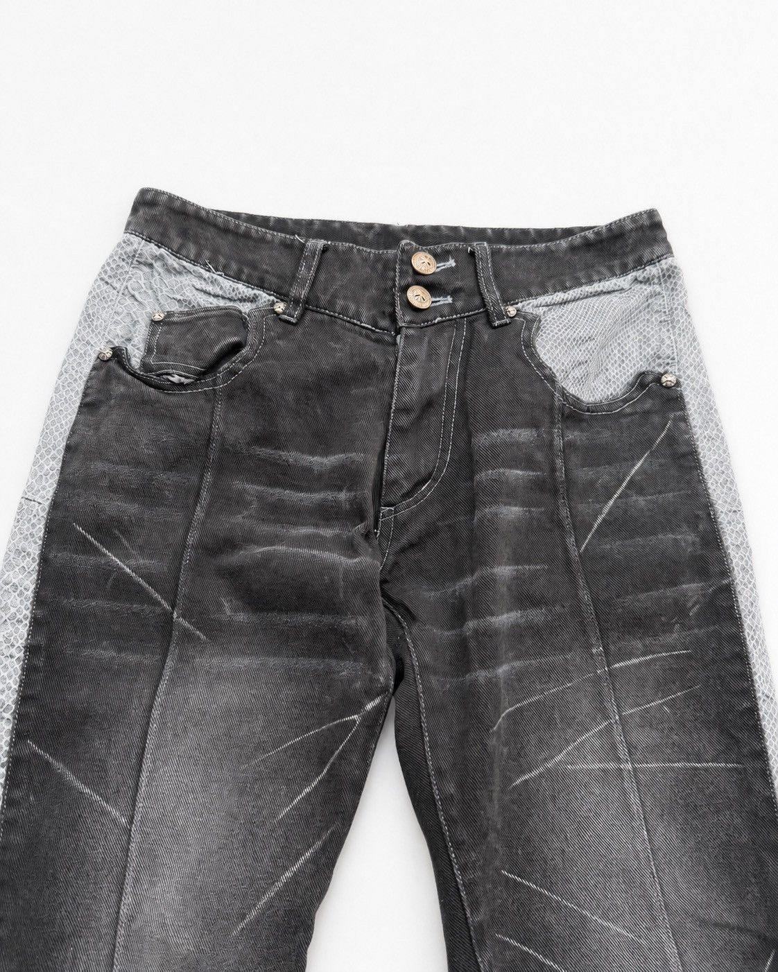 Japanese Brand Berning Sho flare jeans Size US 28 / EU 44 - 2 Thumbnail