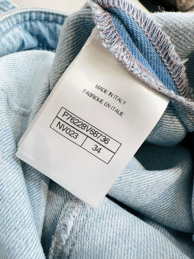 Chanel Chanel Beach series blue silver buckle jeans Size 42" / US 20 - 7 Thumbnail