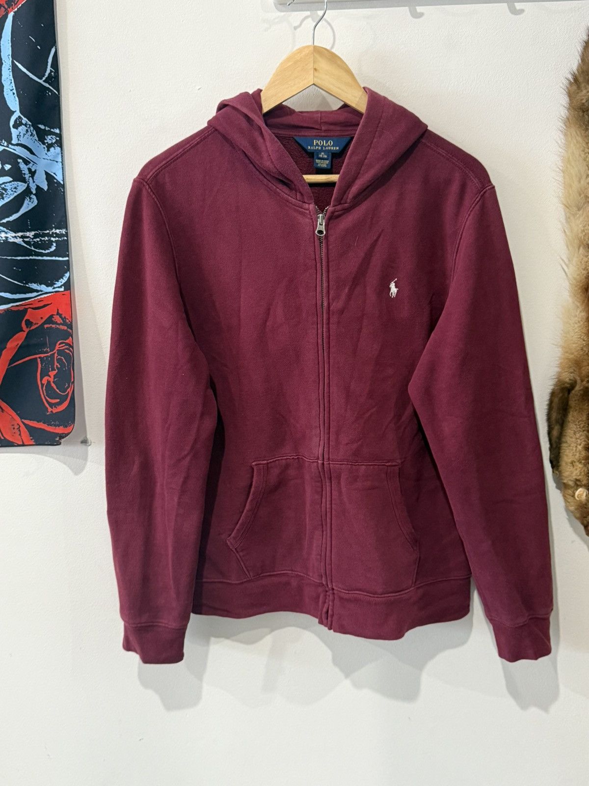 Polo Ralph Lauren Polo Ralph Lauren Burgundy Hooded Light Jacket Size US XL / EU 56 / 4 - 1 Thumbnail