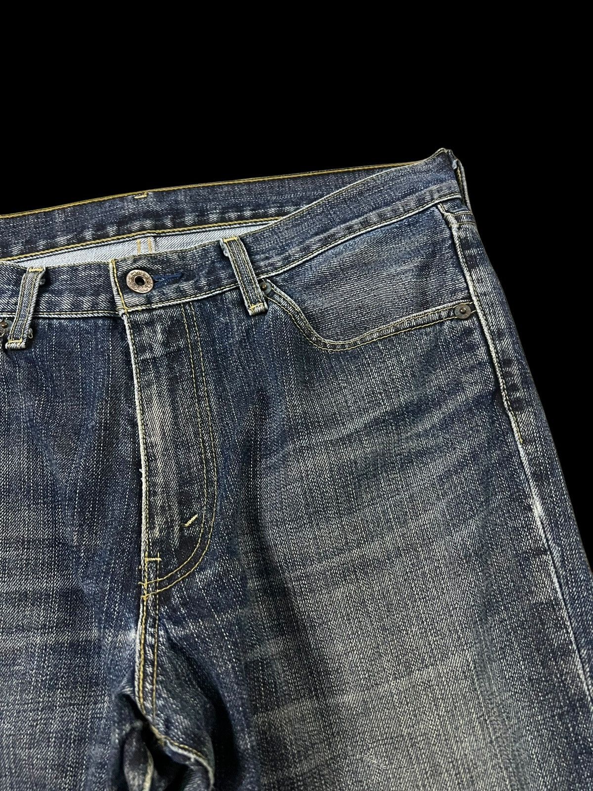 Levi's × Levi's Vintage Clothing Vintage Levis 537 Faded Distress Jeans Size US 33 - 7 Thumbnail