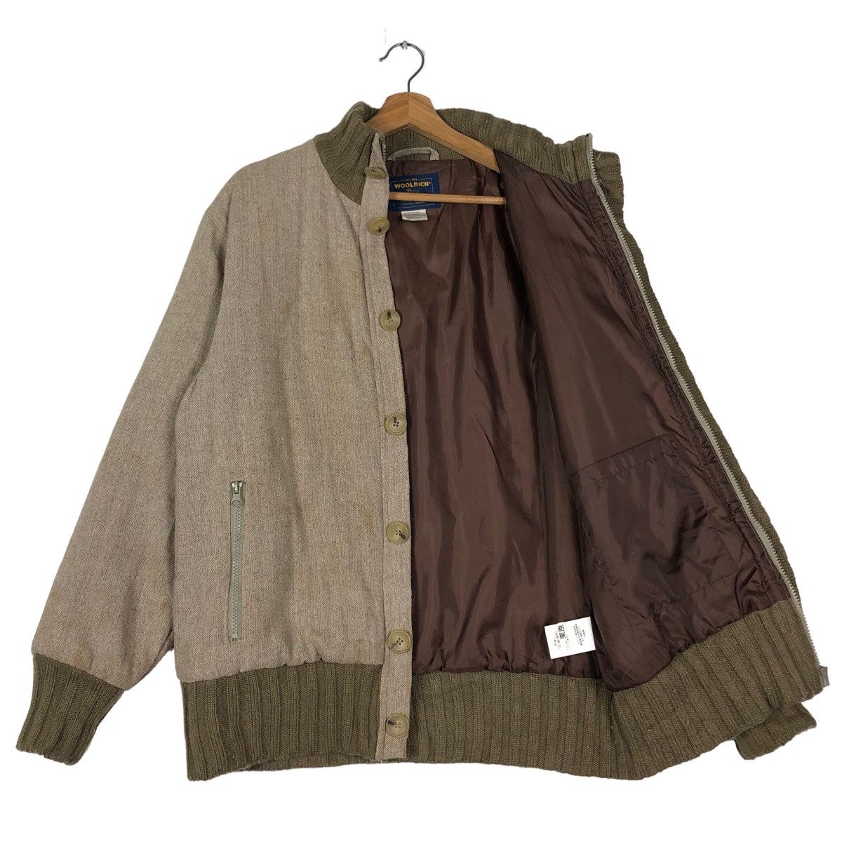 Japanese Brand 🔥Vintage Wool Bomber Jacket Woolrich USA Size US M / EU 48-50 / 2 - 9 Thumbnail