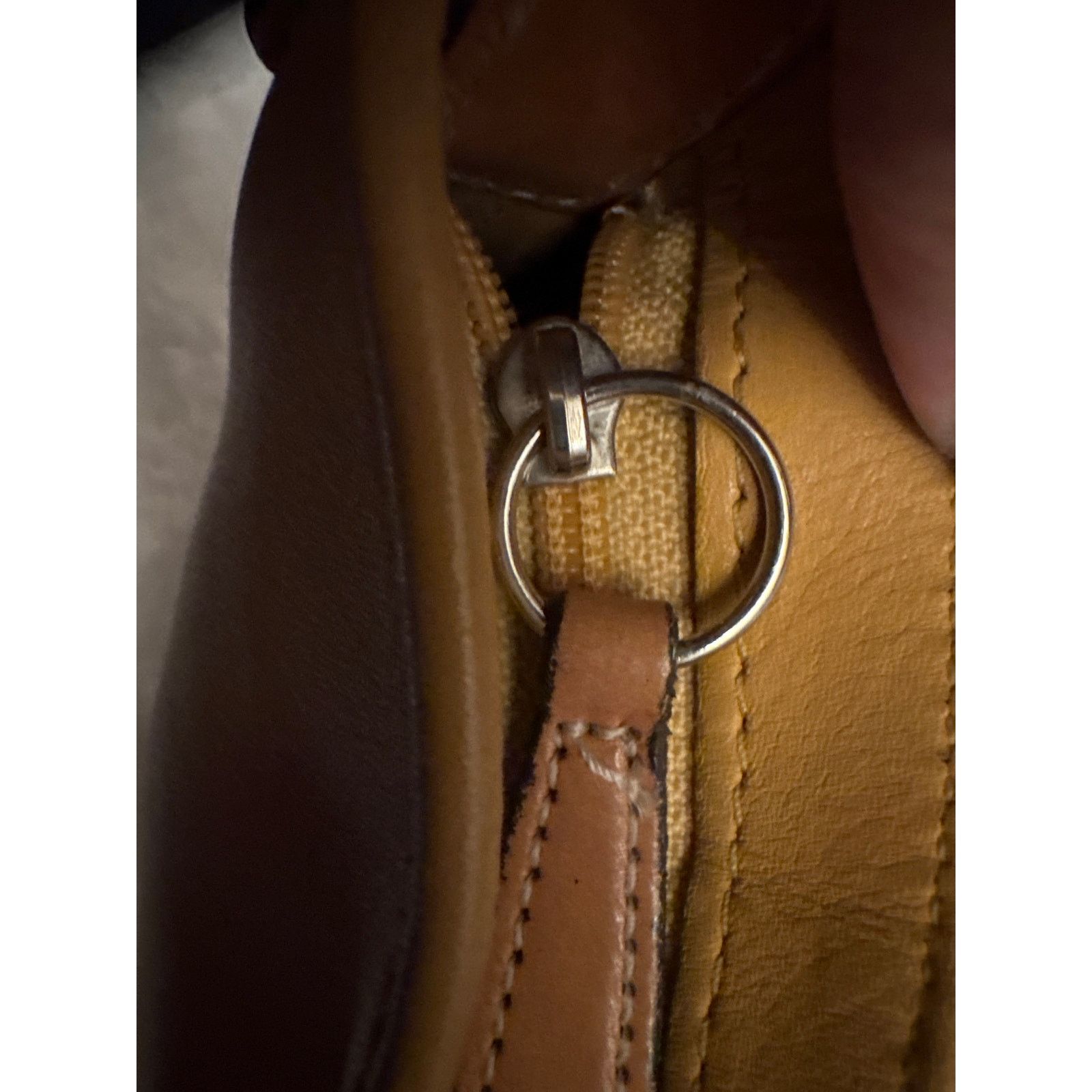 Coach Coach Compact Zip Shoulder Bag Tan Brown Size ONE SIZE - 3 Thumbnail
