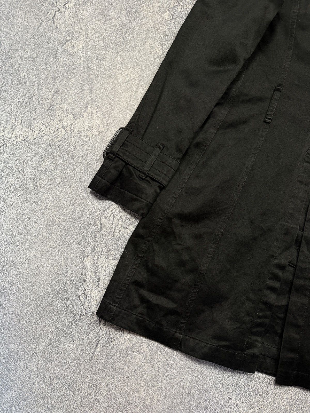Burberry Rare Burberry Black Long Trench Coat Size XS / US 0-2 / IT 36-38 - 9 Thumbnail