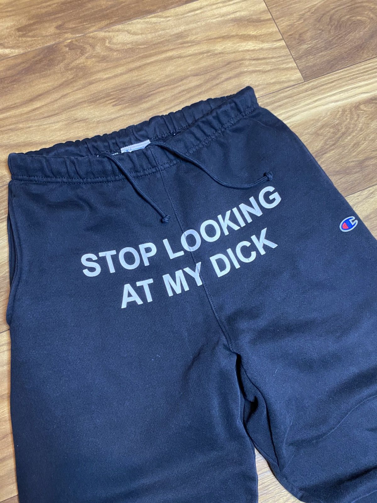 Champion Vintage Pants Champion x Pizza Smile Stop Looking at My Dick Size US 30 / EU 46 - 3 Thumbnail