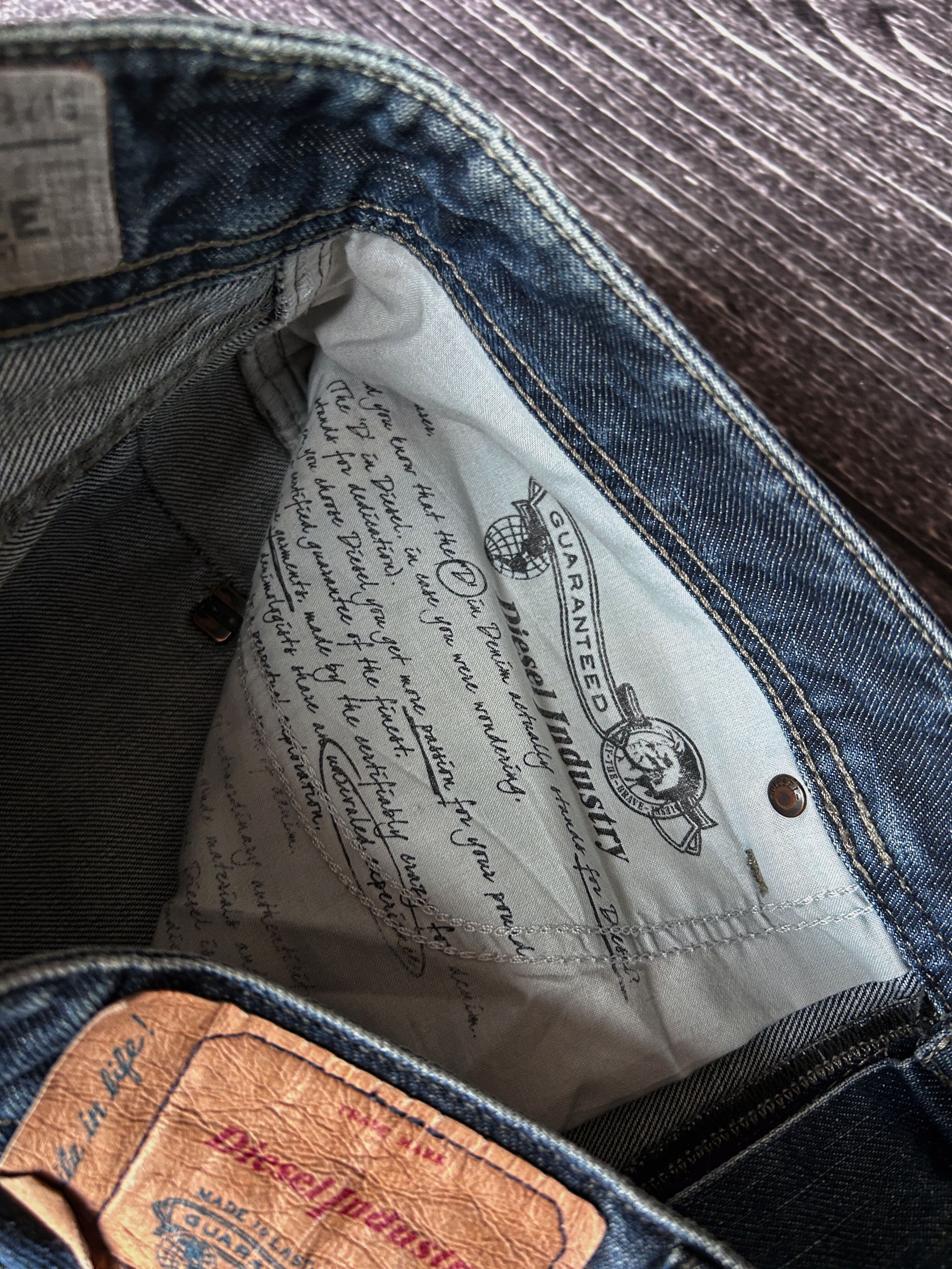 Diesel × Hysteric Glamour × Japanese Brand VTG HYSTERIC GLAMOUR STYLE WASHED DIESEL JEANS 90s Size US 32 / EU 48 - 10 Thumbnail