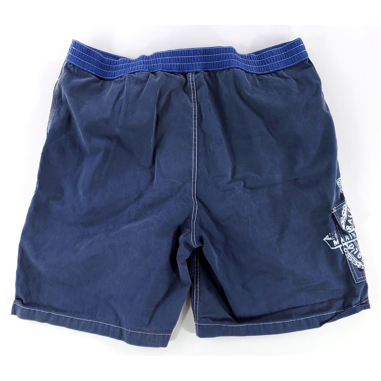 Polo Ralph Lauren VINTAGE Polo Ralph Lauren Swim Trunks Blue Yellow 40 Waist 8.5 Inseam XL Mens Bottom Clothes Size US XL / EU 56 / 4 - 4 Thumbnail