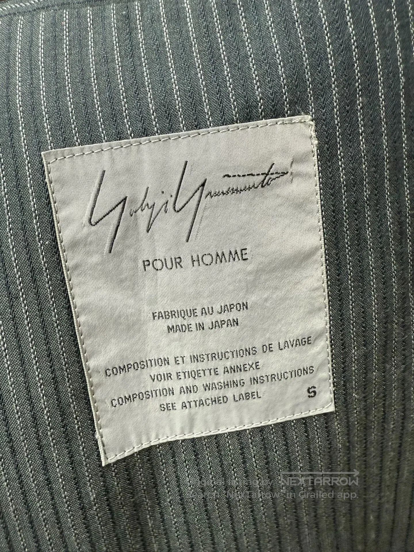 Yohji Yamamoto Yohji Yamamoto Wool Jacket. Size US S / EU 44-46 / 1 - 5 Thumbnail