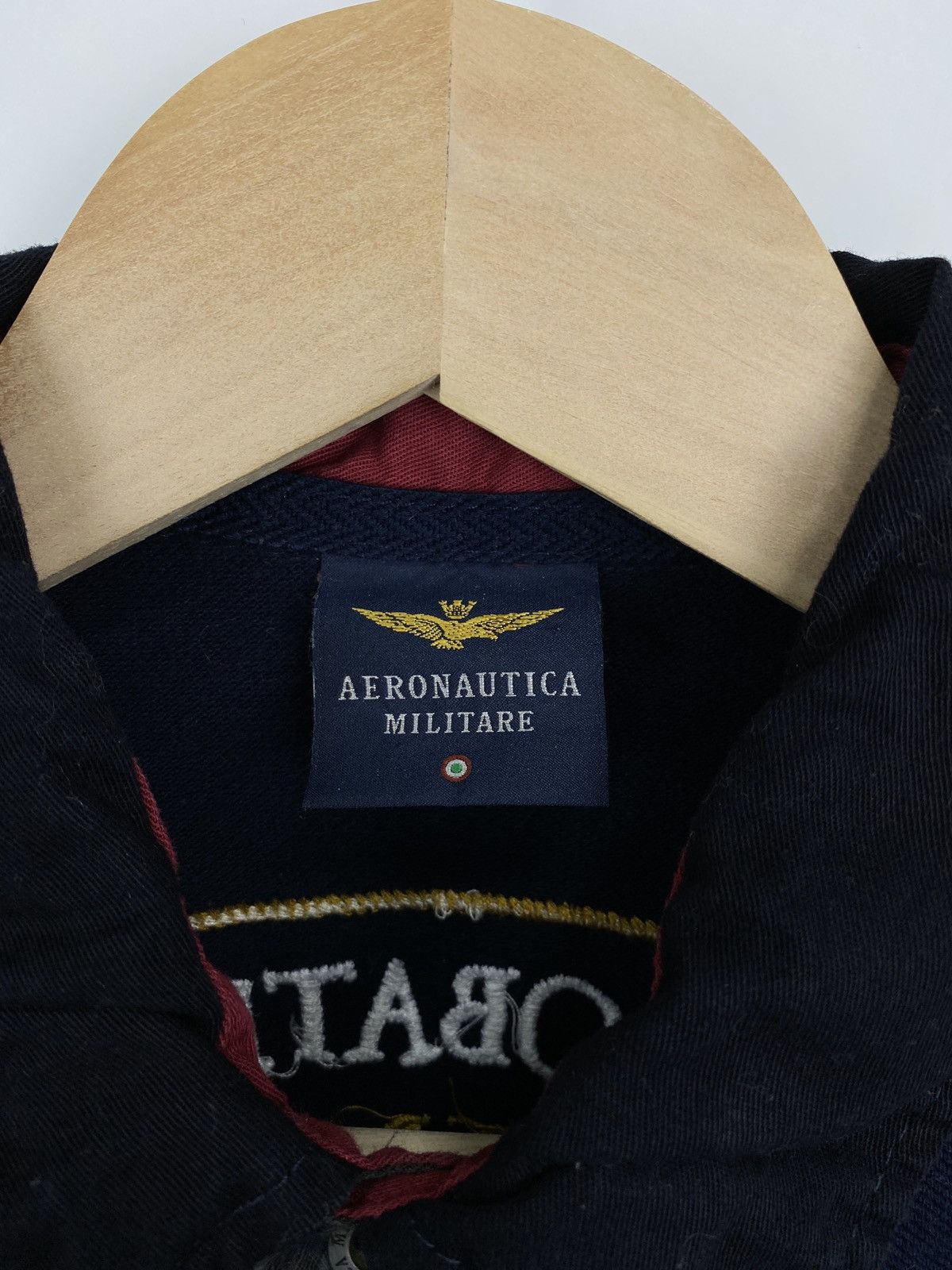🇺🇸 Vintage Aeronautica Militare Aviation Long Sleeve Y2K
