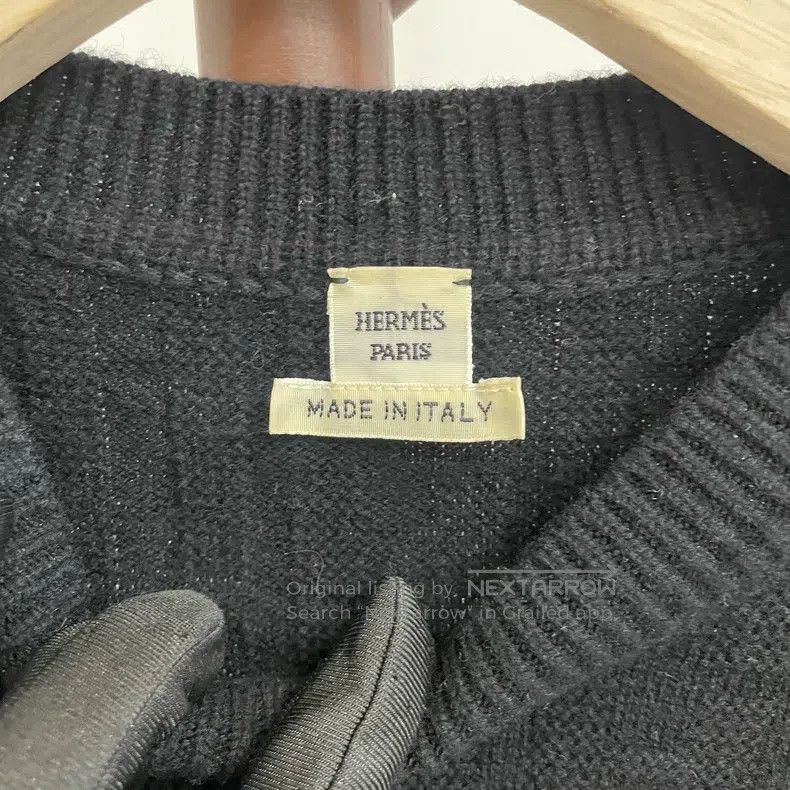 Hermes Hermes Black 100% cashmere crewneck sweater Size XS / US 0-2 / IT 36-38 - 3 Thumbnail