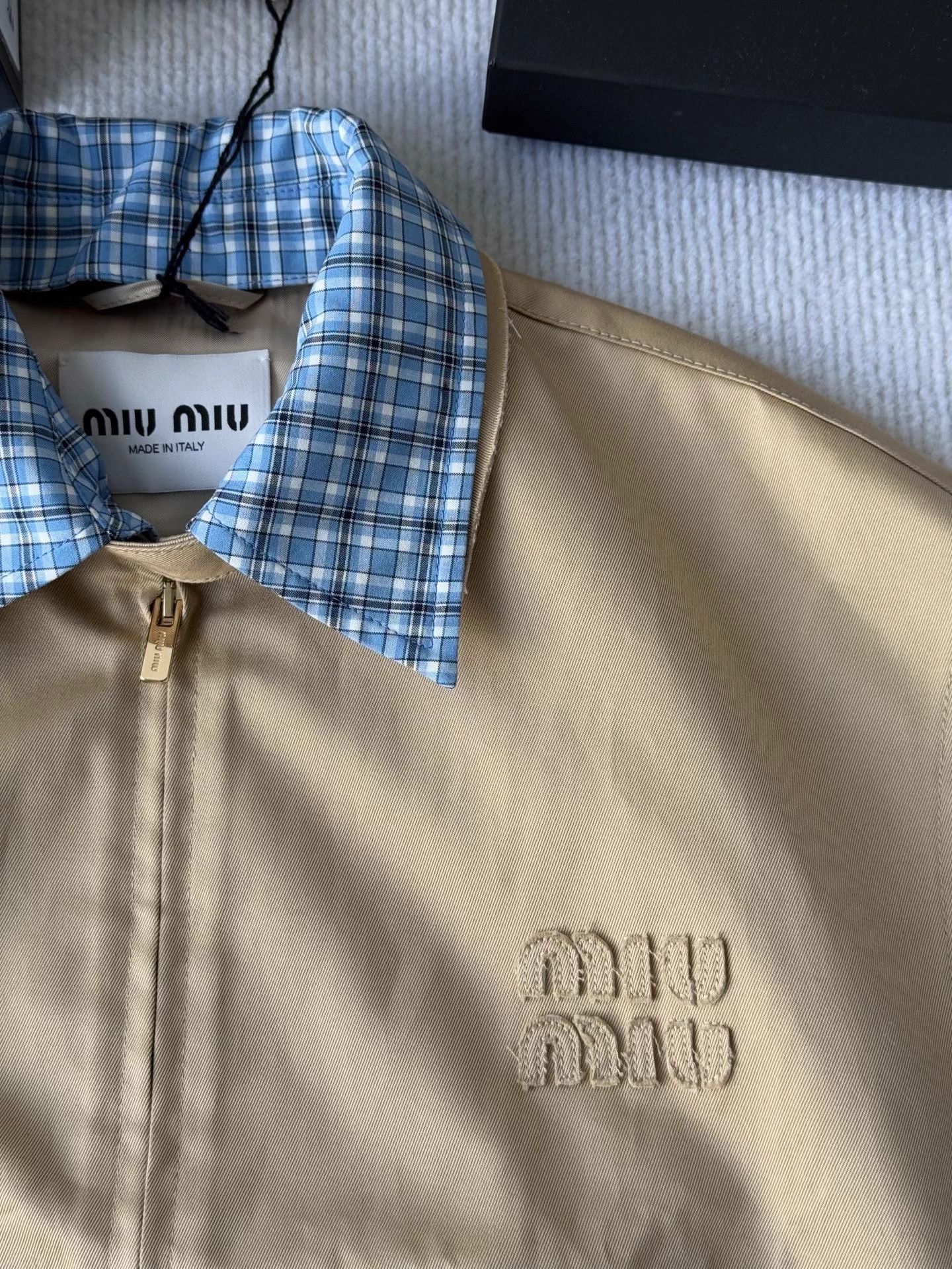 Miu Miu MIU MIU 25ss layered khaki check vest Size XS / US 0-2 / IT 36-38 - 3 Thumbnail