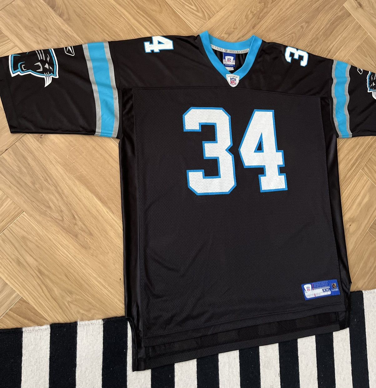 Reebok Vintage DeAngelo Williams Carolina Panthers 34 Reebok Jersey Size US XXL / EU 58 / 5 - 3 Thumbnail