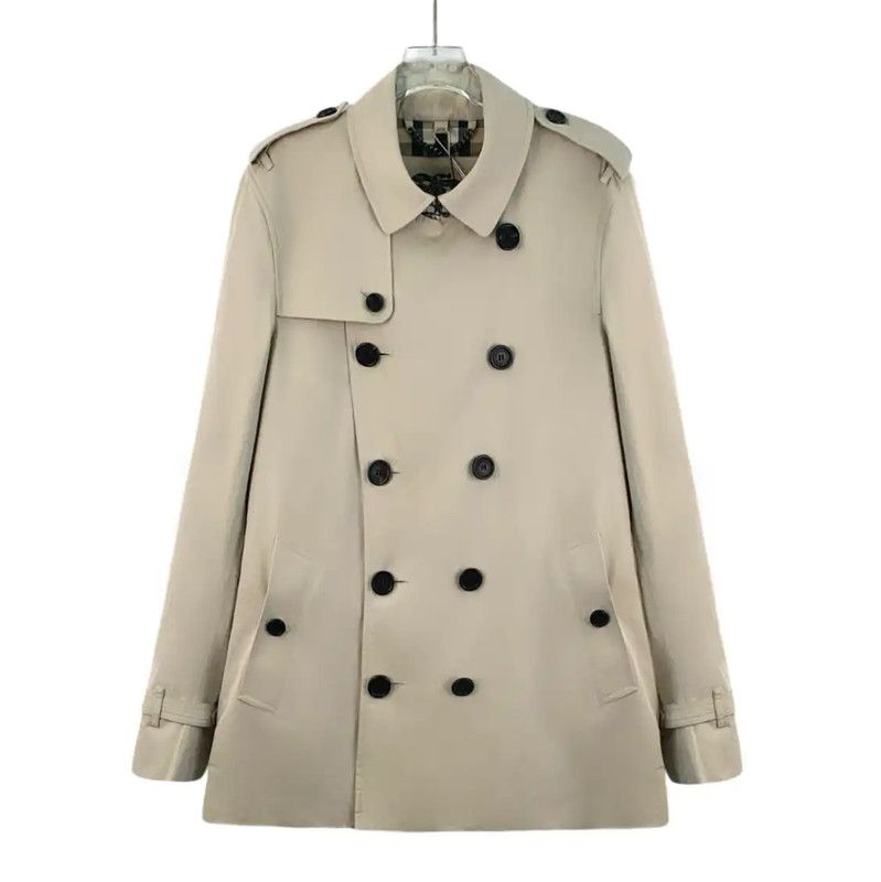 Burberry Burberry Khaki Cotton Men's Trench Coat Size US M / EU 48-50 / 2 - 1 Thumbnail