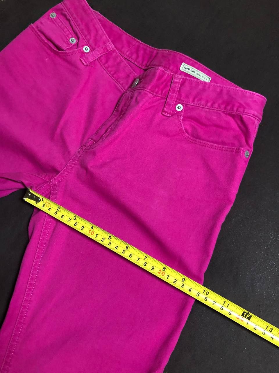 Polo Ralph Lauren 90s Vintage Woman Ralph Lauren Denim Waisted pants Size 38" / US 16 / IT 52 - 8 Thumbnail