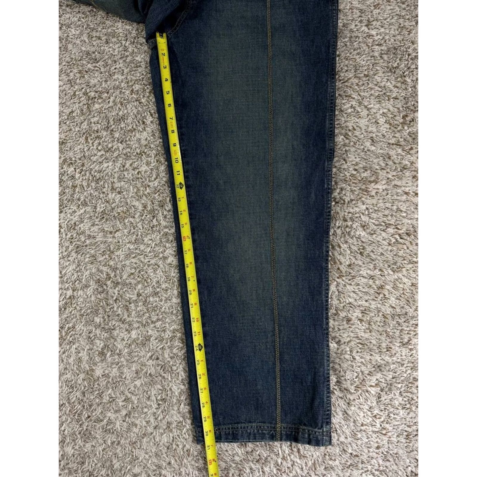 Denime VINTAGE PJ MARK Jeans Baggy Denim 36x32 Y2K Hip Hop Skate Patchwork Mens Size US 36 / EU 52 - 6 Thumbnail