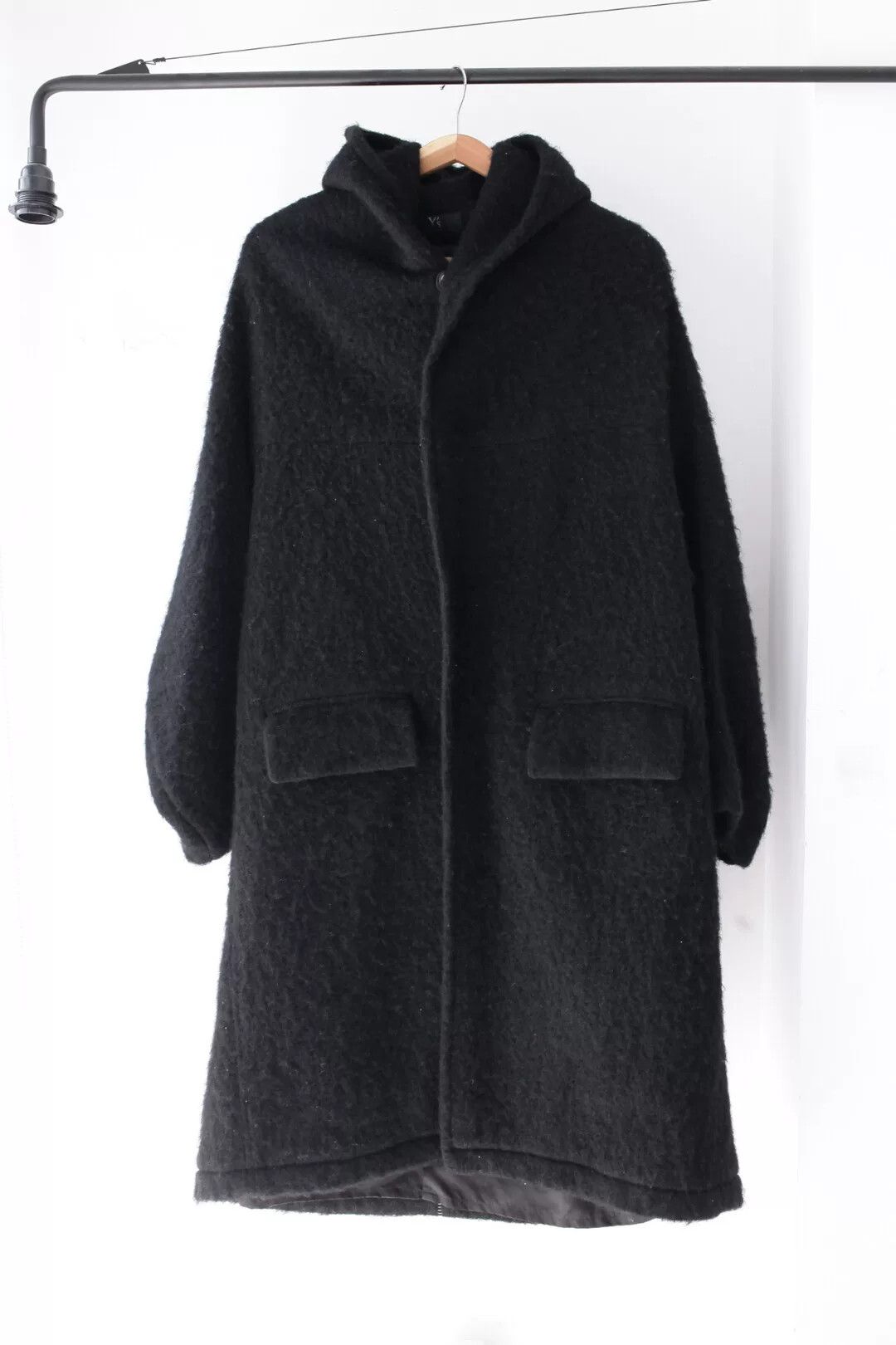 Y's wool hooded coat from Y's Size S / US 4 / IT 40 - 1 Thumbnail