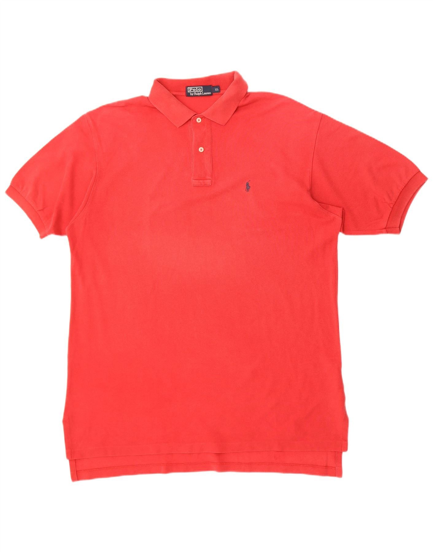 Polo Ralph Lauren Mens Polo Shirt XL Red Cotton Size US XL / EU 56 / 4 - 1 Thumbnail