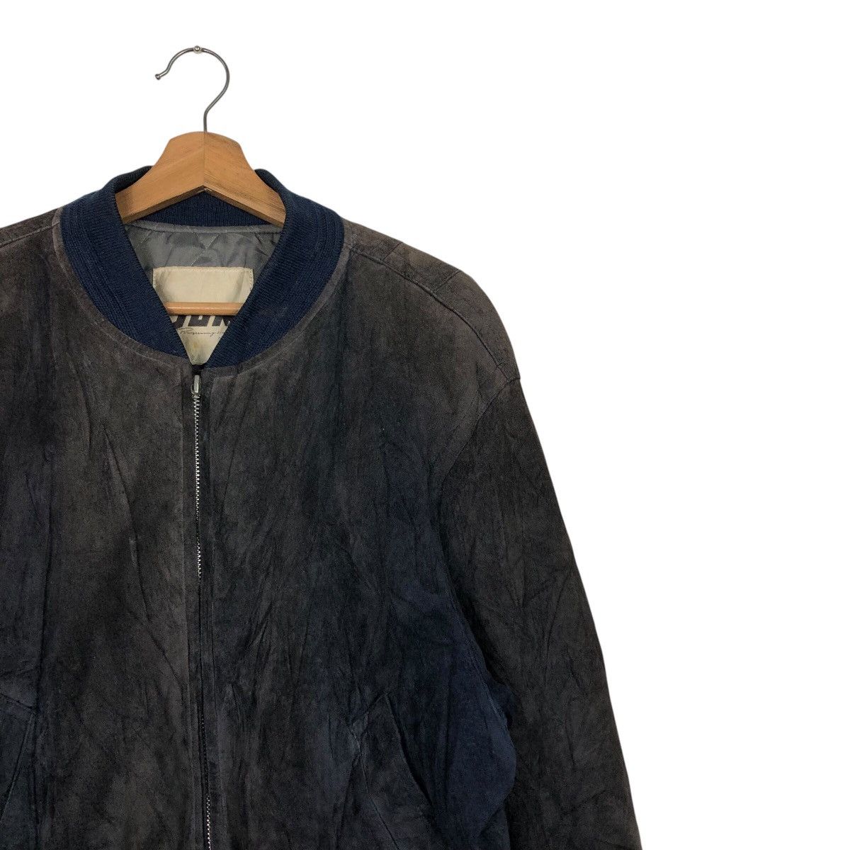 Japanese Brand 📌Vintage Bomber Leather Jacket Jun Men Suede Issey Miyake Size US M / EU 48-50 / 2 - 7 Thumbnail