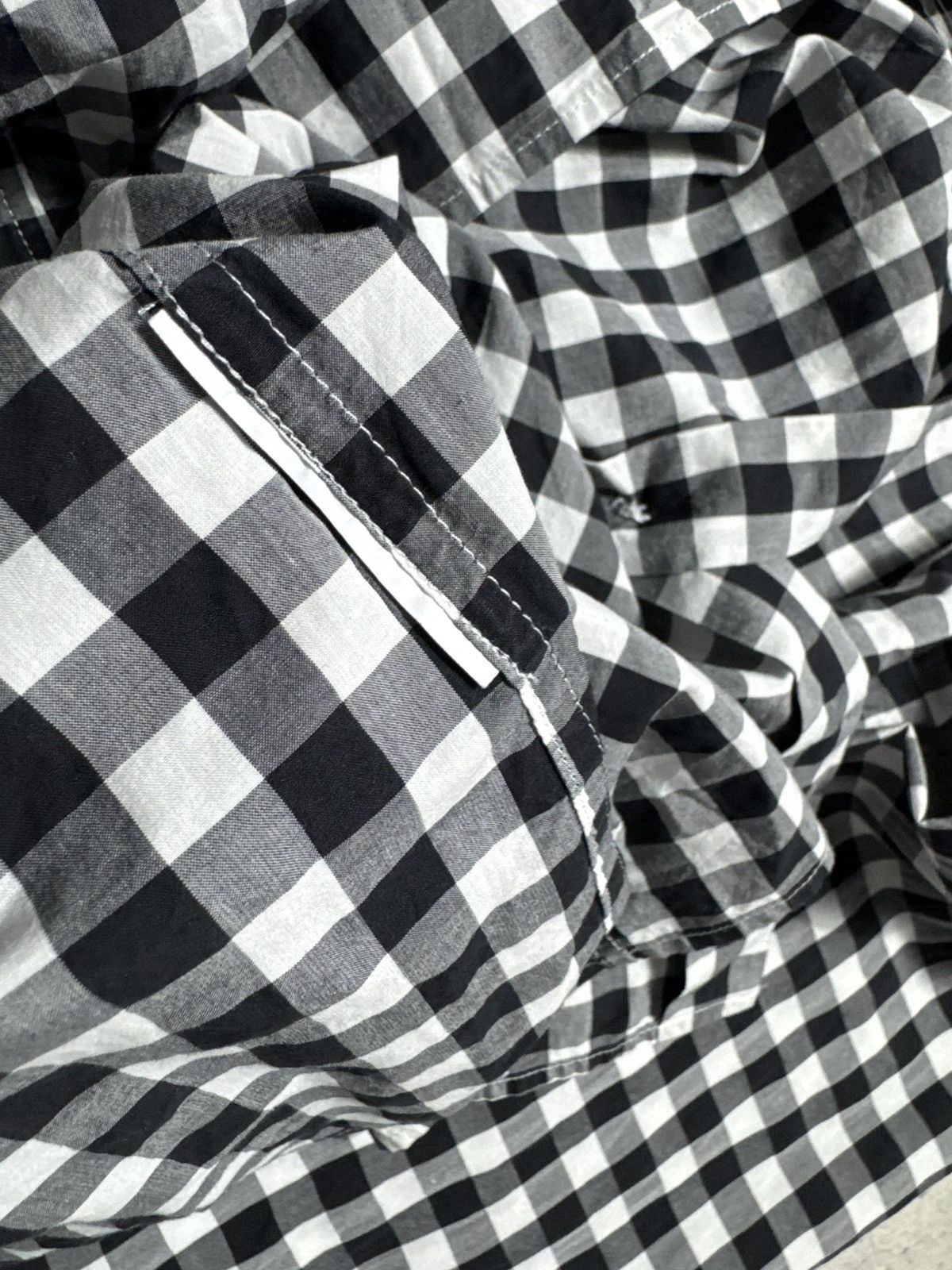Prada Prada Checked Button Up Luxury Shirt Size US M / EU 48-50 / 2 - 6 Thumbnail