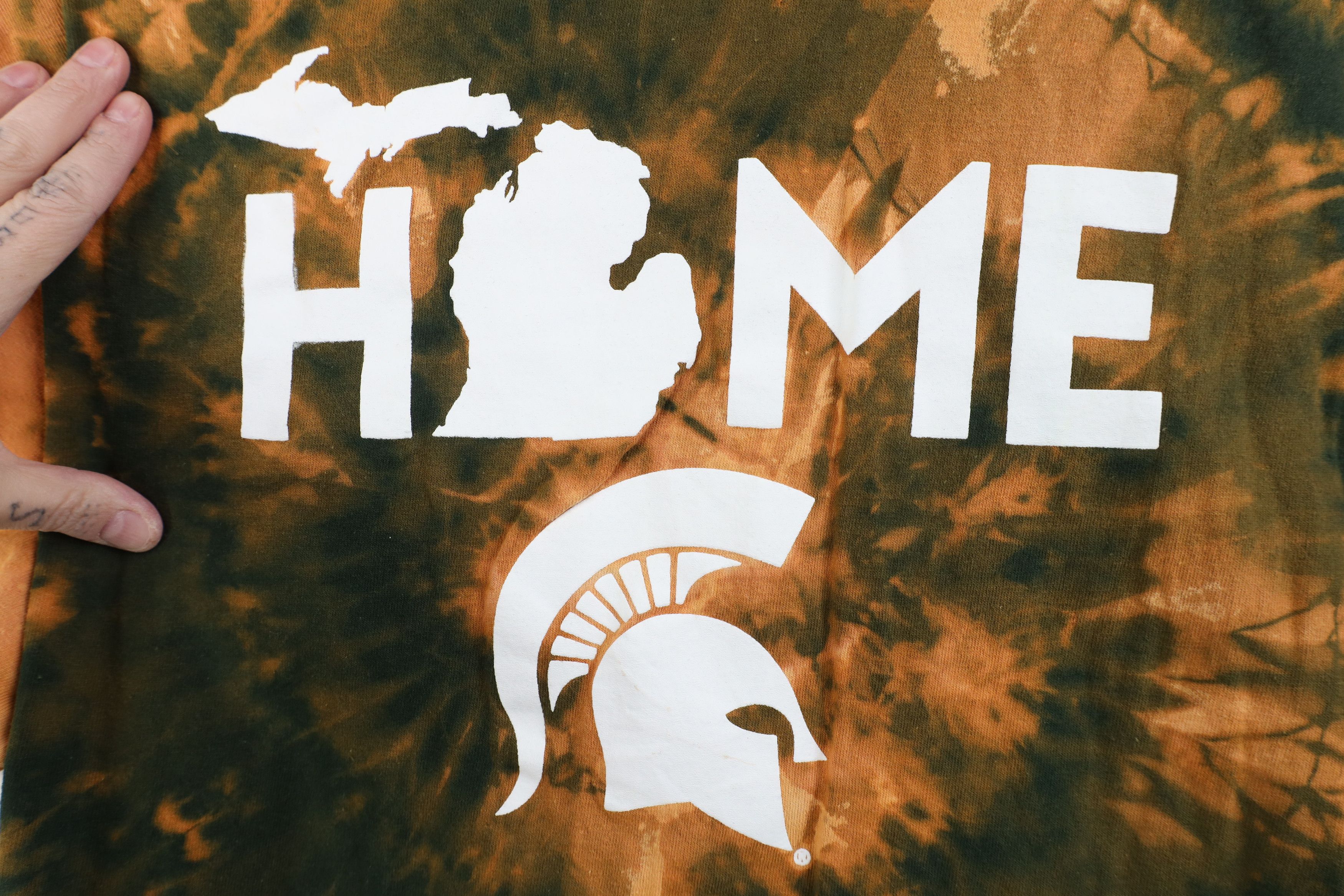 Vintage Vintage Y2K Michigan State University Home Michigan T-Shirt Size US XL / EU 56 / 4 - 4 Thumbnail