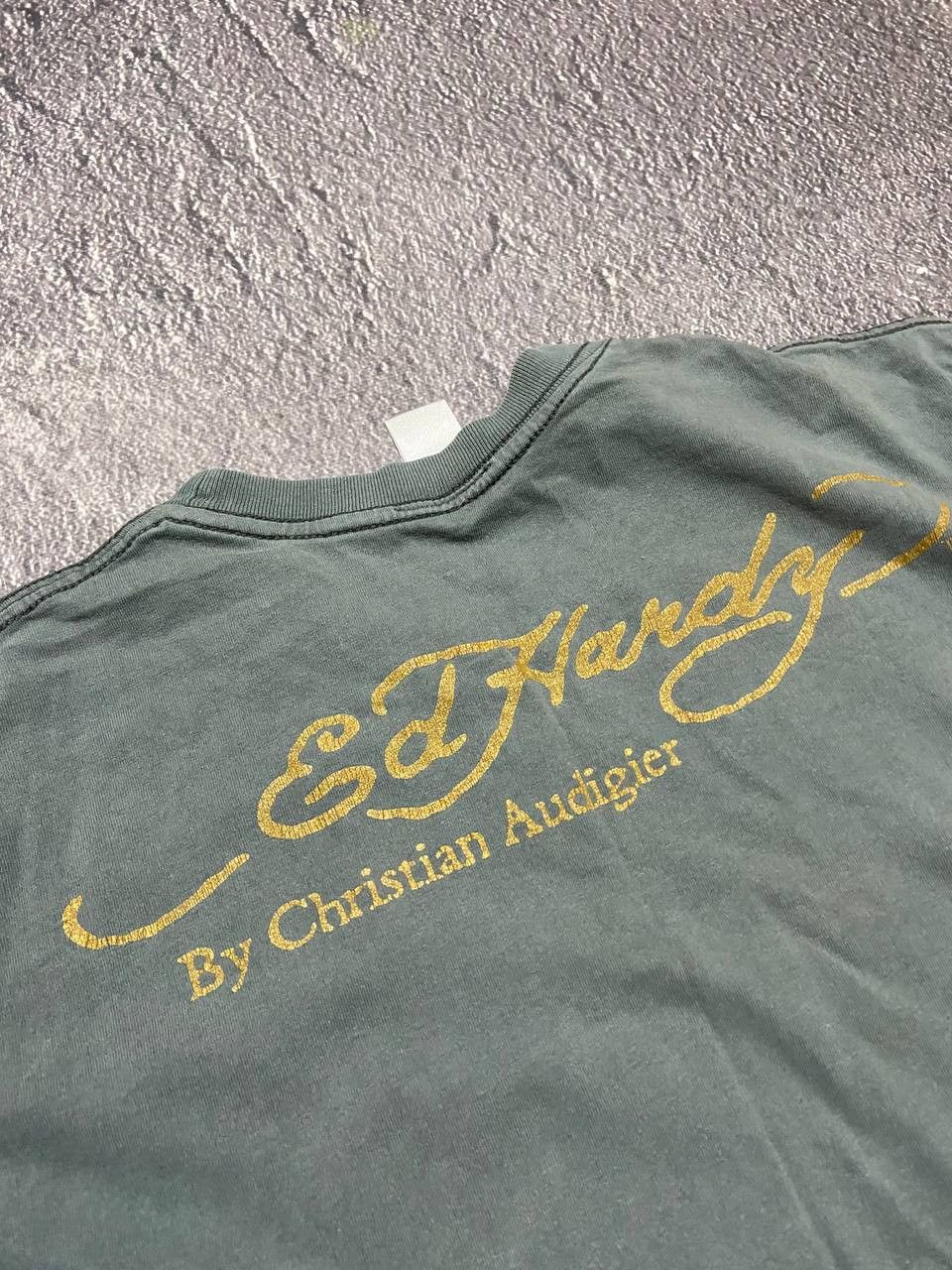 Ed Hardy Vintage Ed Hardy big printdistressed faded t shirt Size US M / EU 48-50 / 2 - 4 Thumbnail