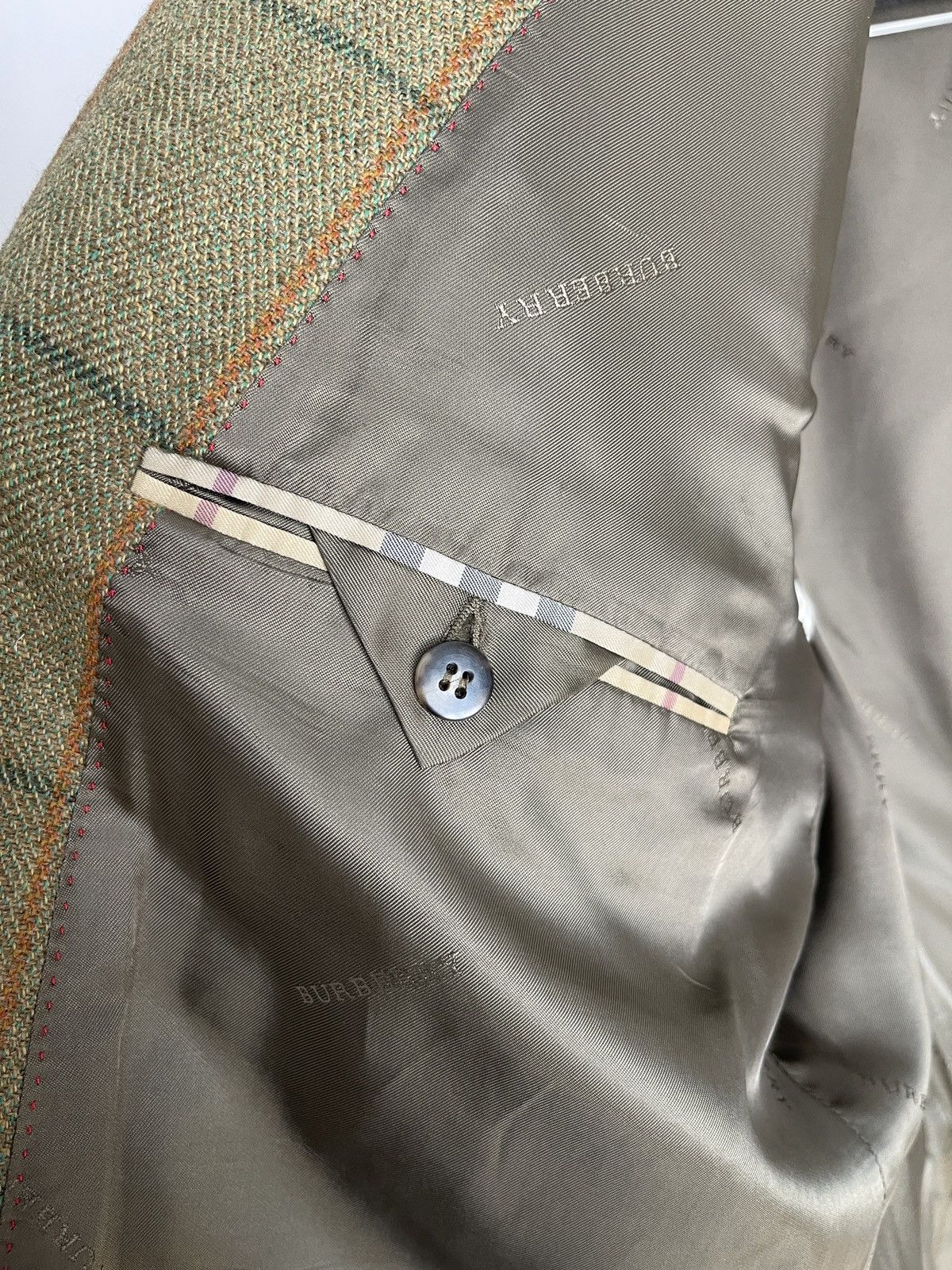 Burberry Vintage Burberry blazer classic jacket wool sport coat Size 48R - 14 Thumbnail