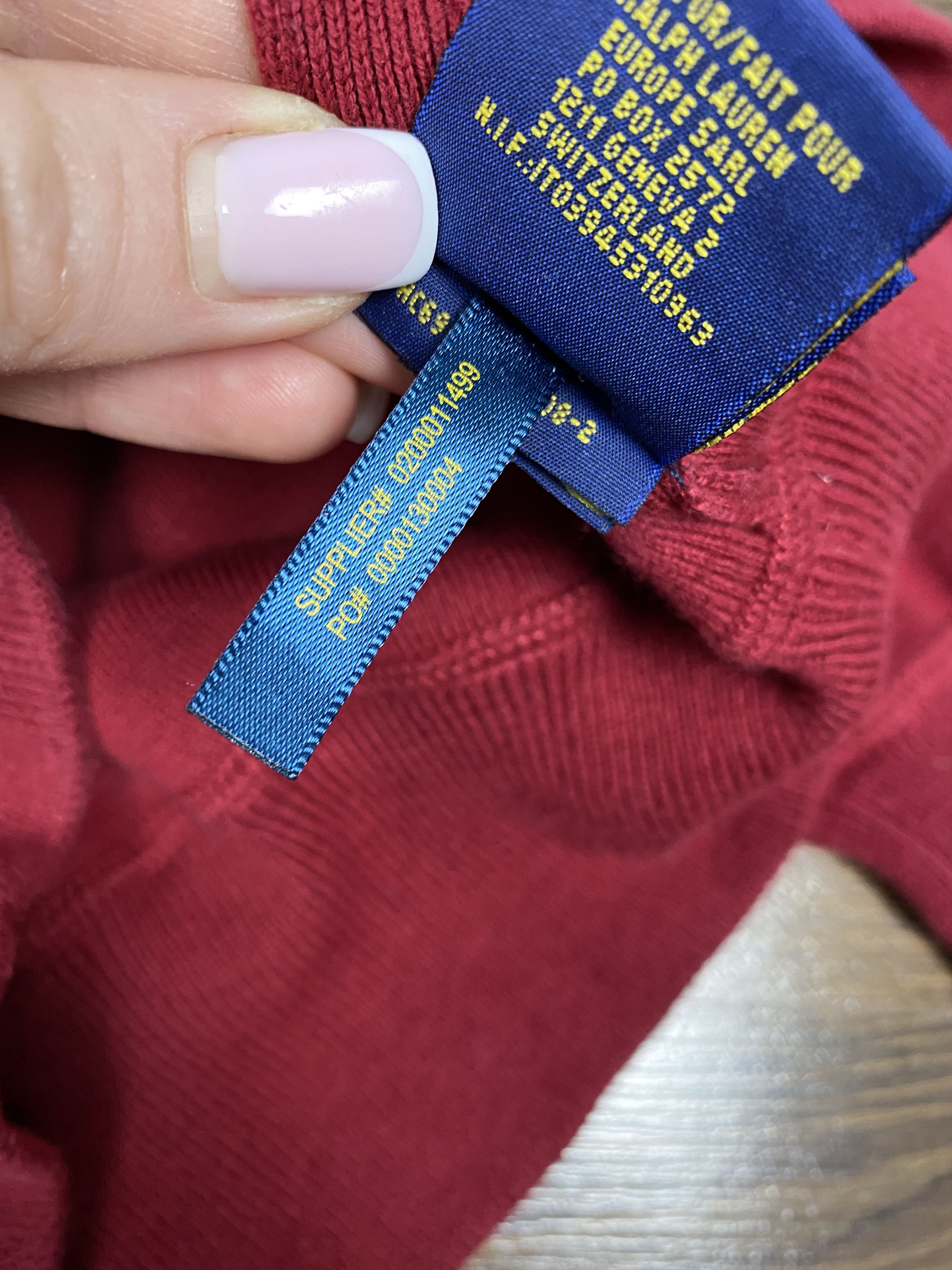 Polo Ralph Lauren × Ralph Lauren × Vintage Polo Ralph Lauren vintage crew neck sweater y2k sweatshirt Size US S / EU 44-46 / 1 - 7 Thumbnail
