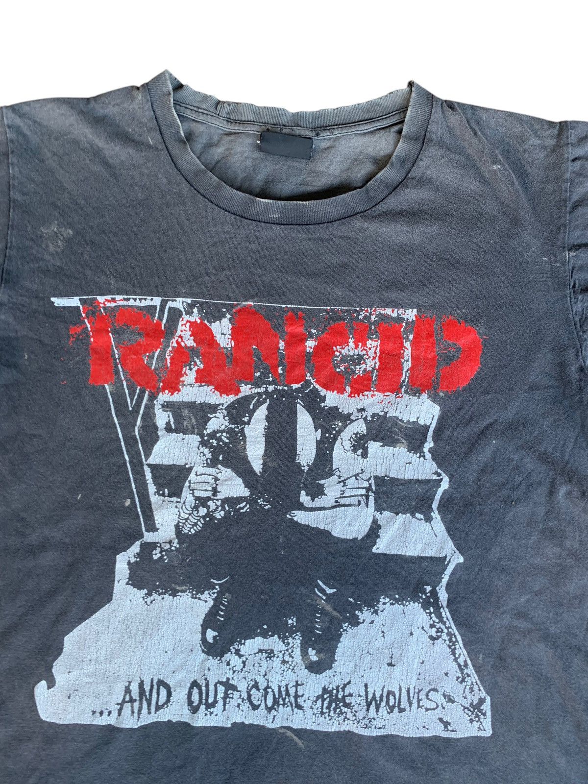 Band Tees × Vintage VINTAGE RANCID PUNK SUNFADED WALL OF FAME DISTRESSED SHIRT Size US S / EU 44-46 / 1 - 4 Thumbnail