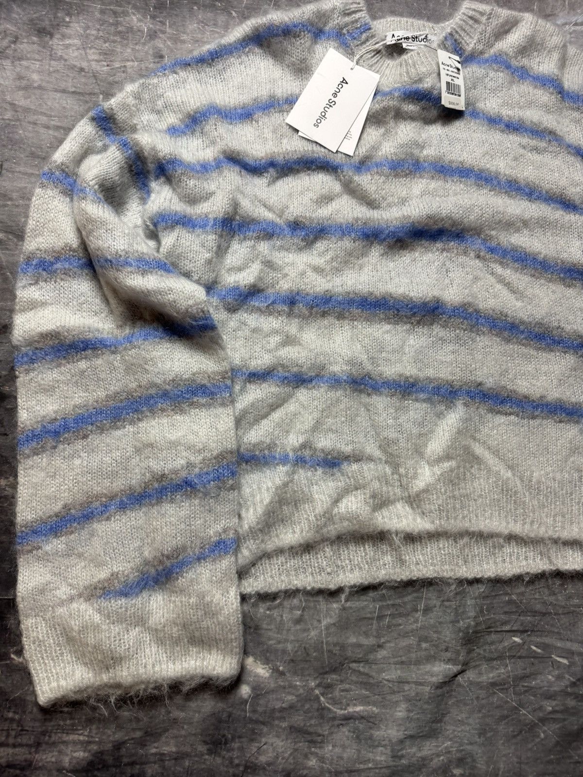 Acne Studios Acne Studios Mohair Striped Sweater Size US XL / EU 56 / 4 - 4 Thumbnail