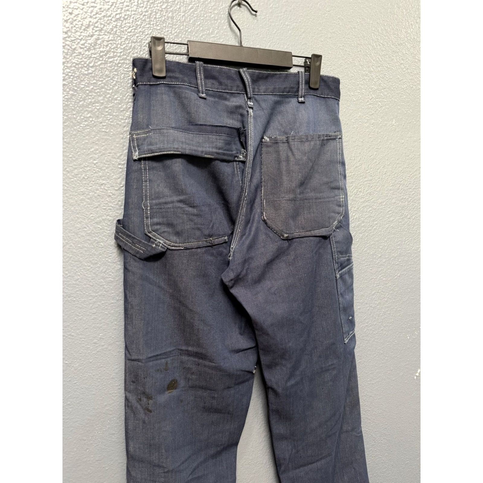 Sears VINTAGE Sears Sanforized Blue Cotton Men’s Carpenter Pants Sz 30 Size US 30 / EU 46 - 2 Thumbnail