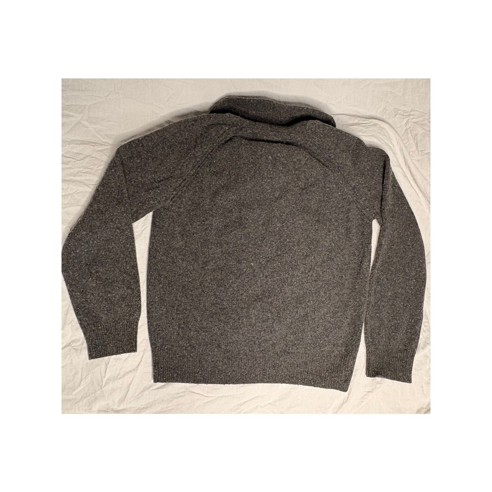 J.Crew J. Crew VTG Merino Pullover Wool Blend Dark Gray Sweater Size US S / EU 44-46 / 1 - 6 Thumbnail