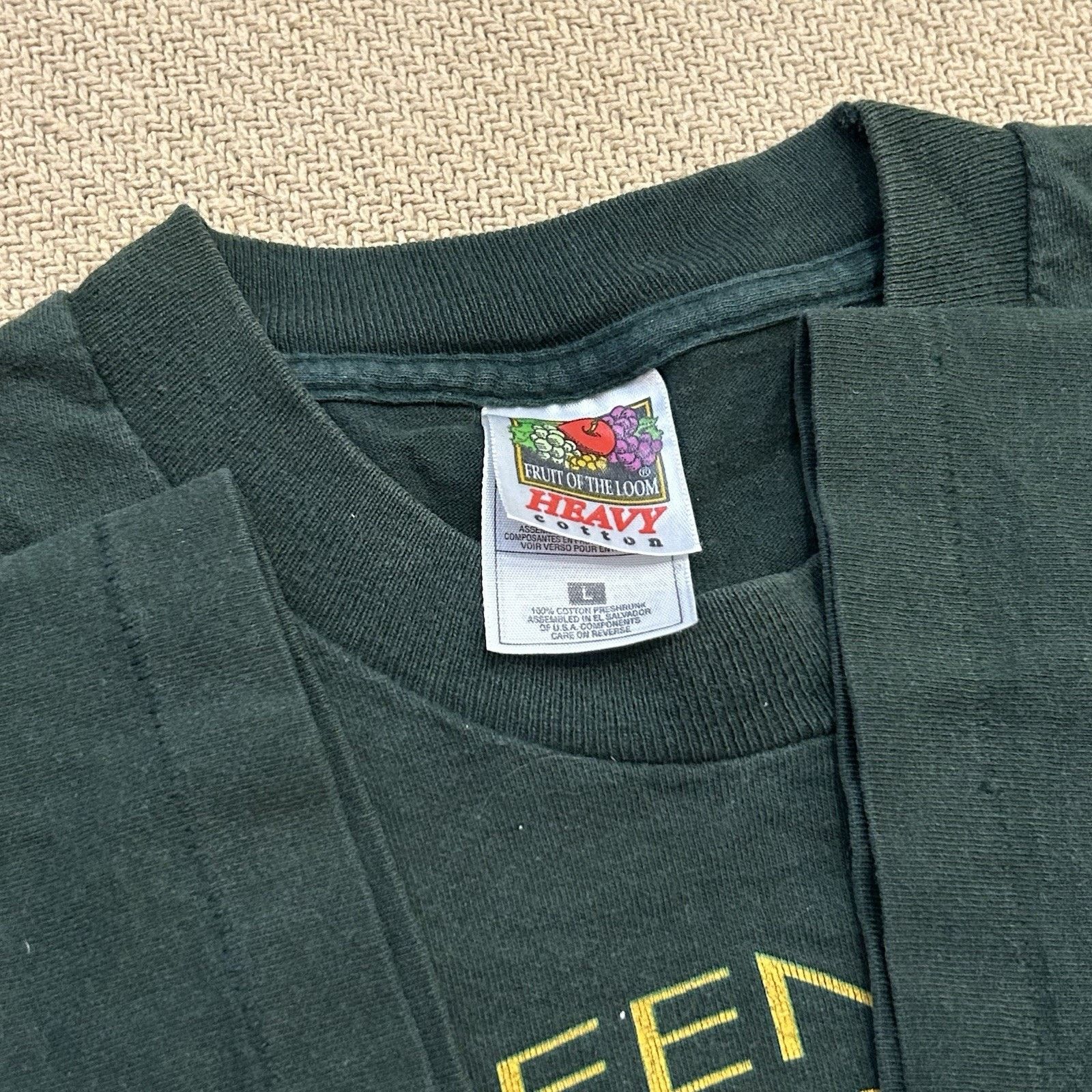 Vintage Vintage 1997 Green Bay Packers NFL Football 90s Tee Shirt Size US L / EU 52-54 / 3 - 4 Thumbnail