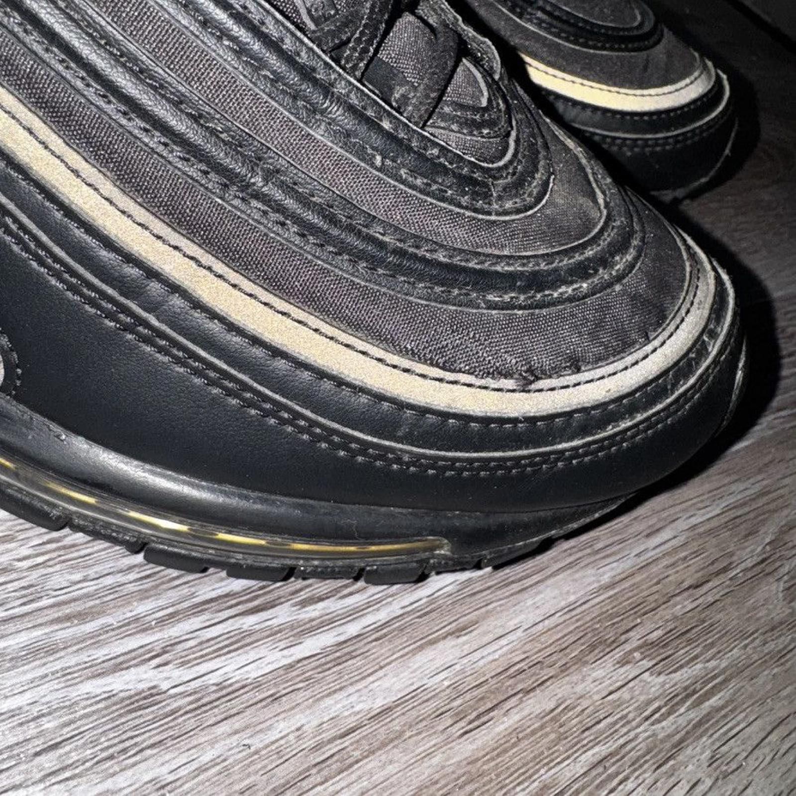 Nike NIKE • Air Max 97 "Black Reflective Gold" (12M) Size US 12 / EU 45 - 7 Thumbnail