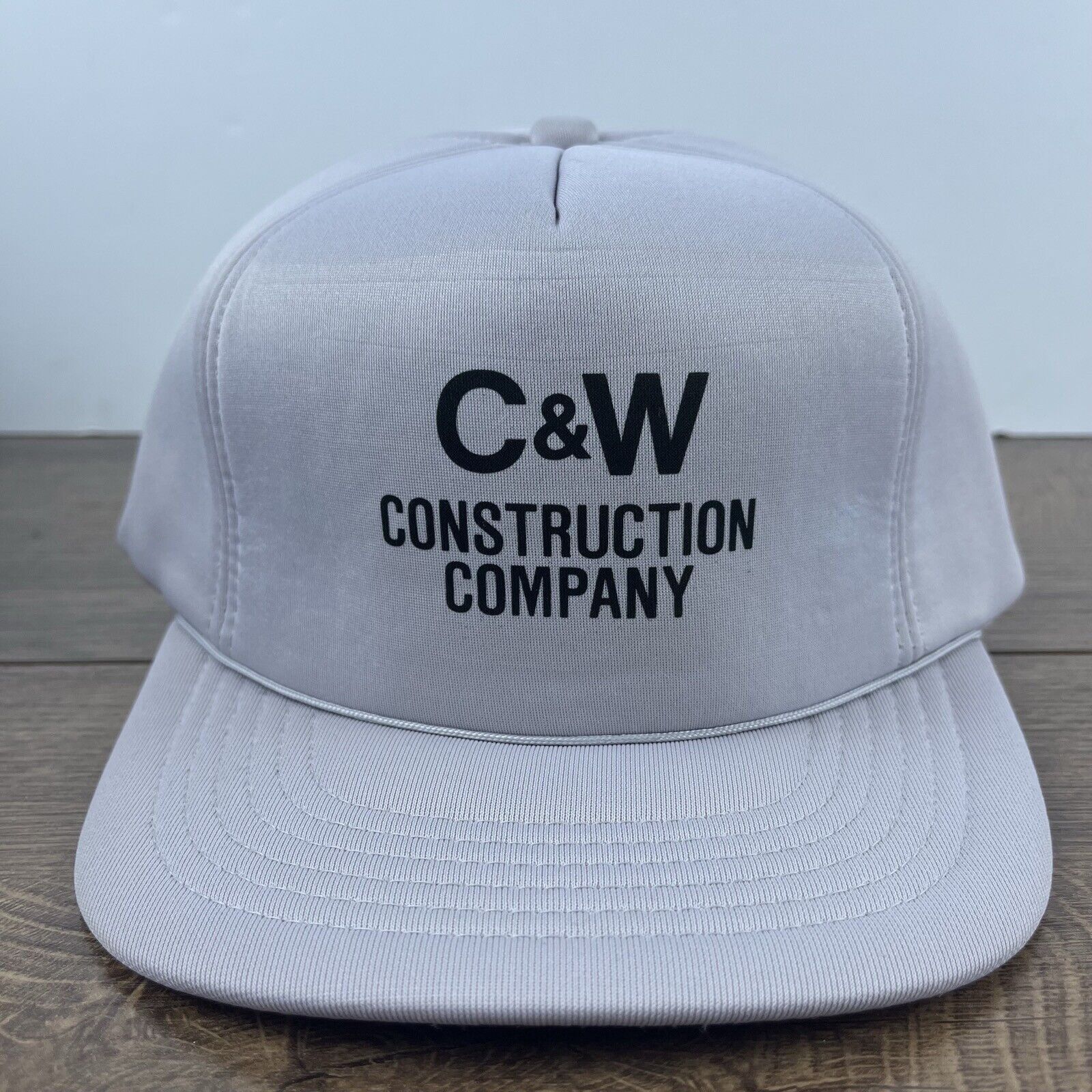 Other C&W Construction Company Hat Gray Cap Snapback Adjustable Gr Size ONE SIZE - 3 Thumbnail