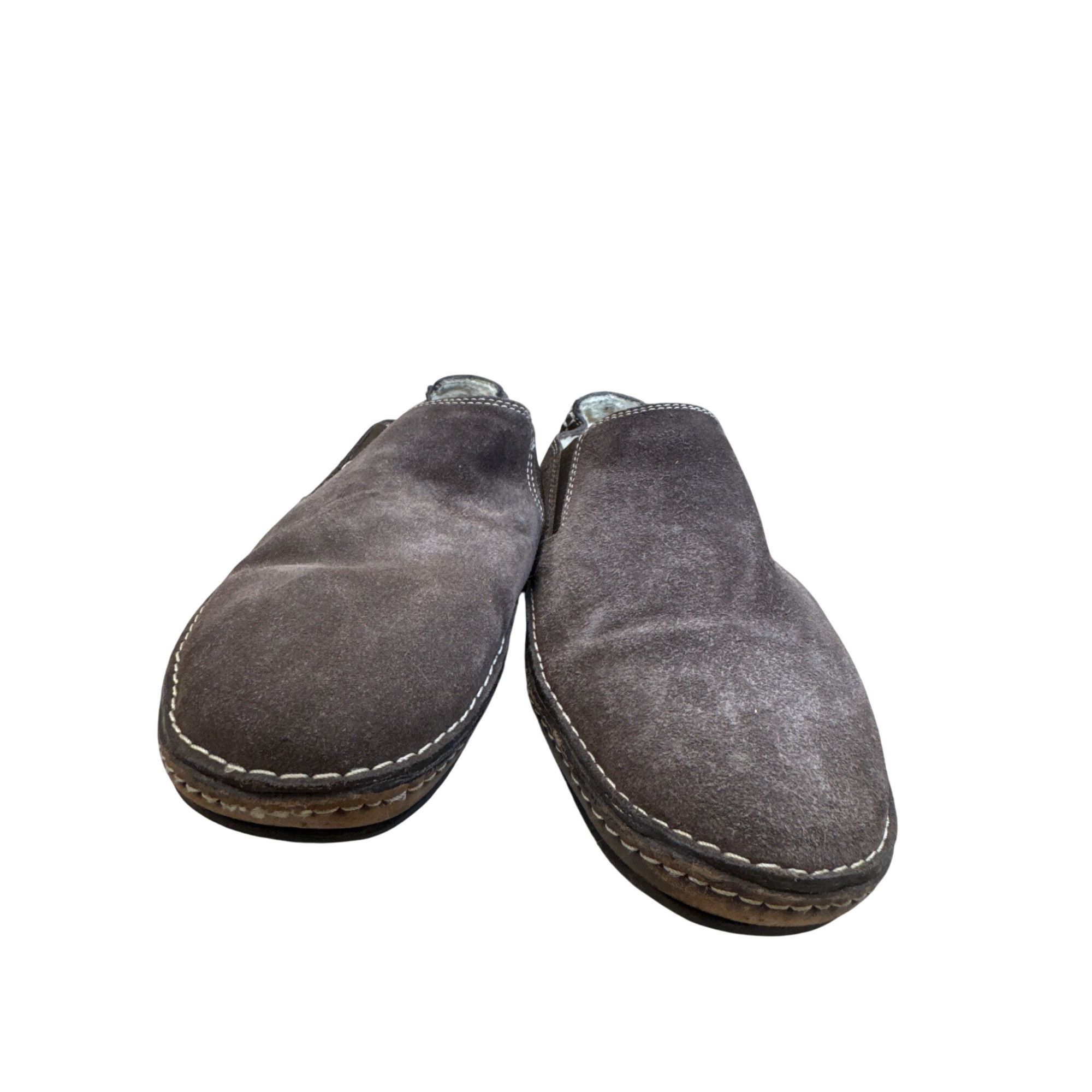 Cole Haan Cole Haan Mens Faux Fur Lined Brown Suede Slipon Loafers Siz Size US 9.5 / EU 42-43 - 5 Thumbnail