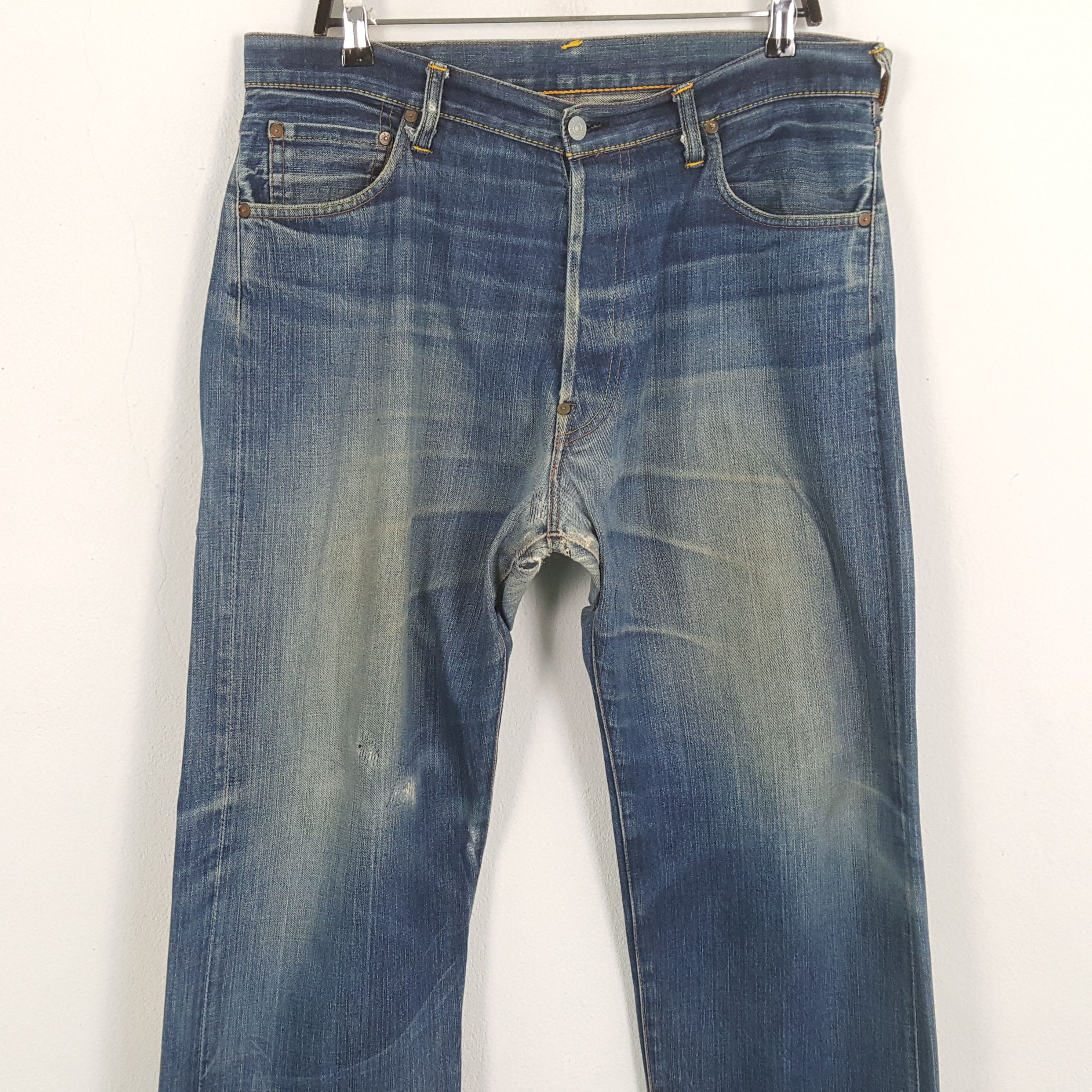 Evisu × Japanese Brand × Vintage EVISU Japanese Brand Streetwear Custom Daicock Jeans Size US 36 / EU 52 - 5 Thumbnail