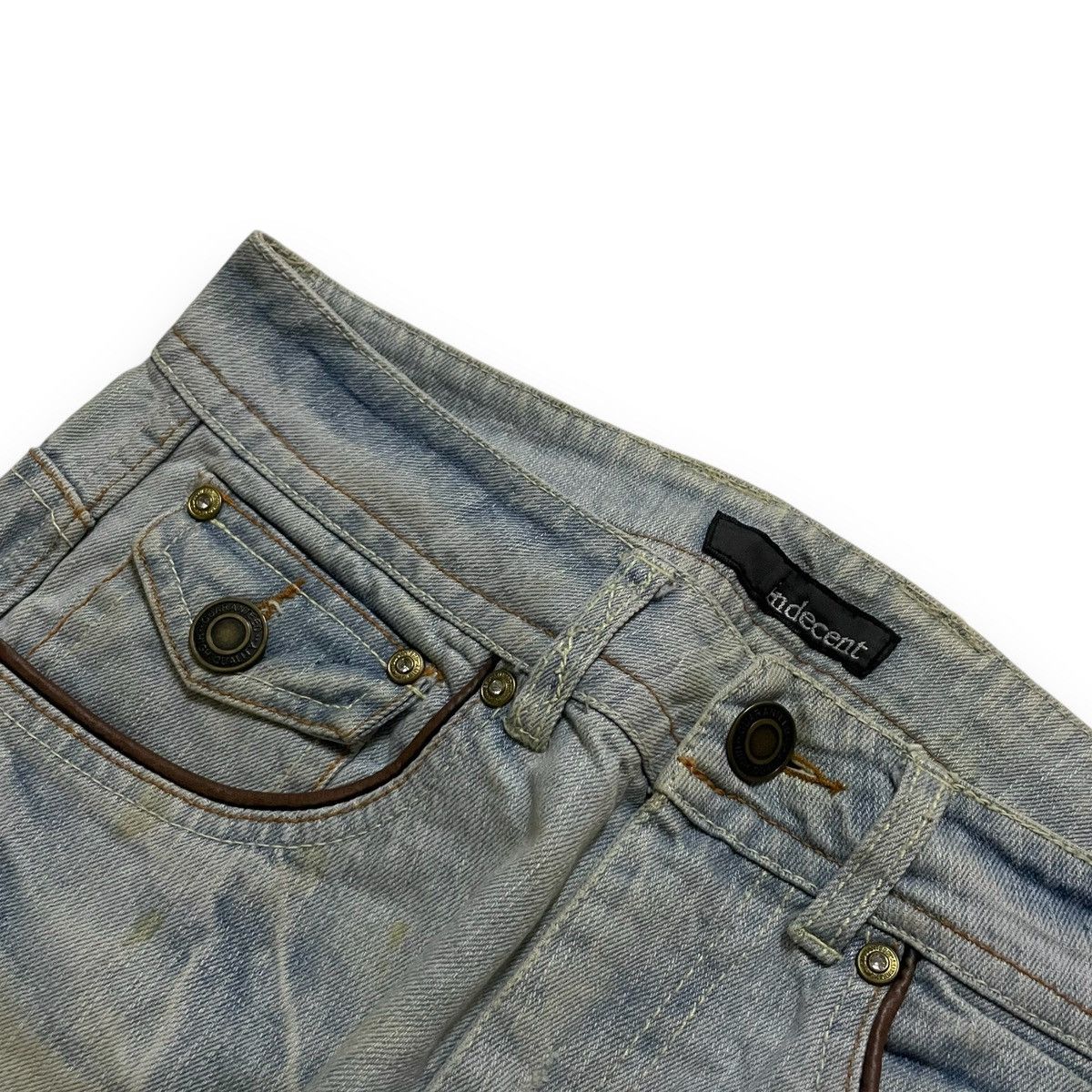 If Six Was Nine ORIGINAL CLASSIC FLARE INDECENT DENIM (30×41) Size US 30 / EU 46 - 7 Thumbnail