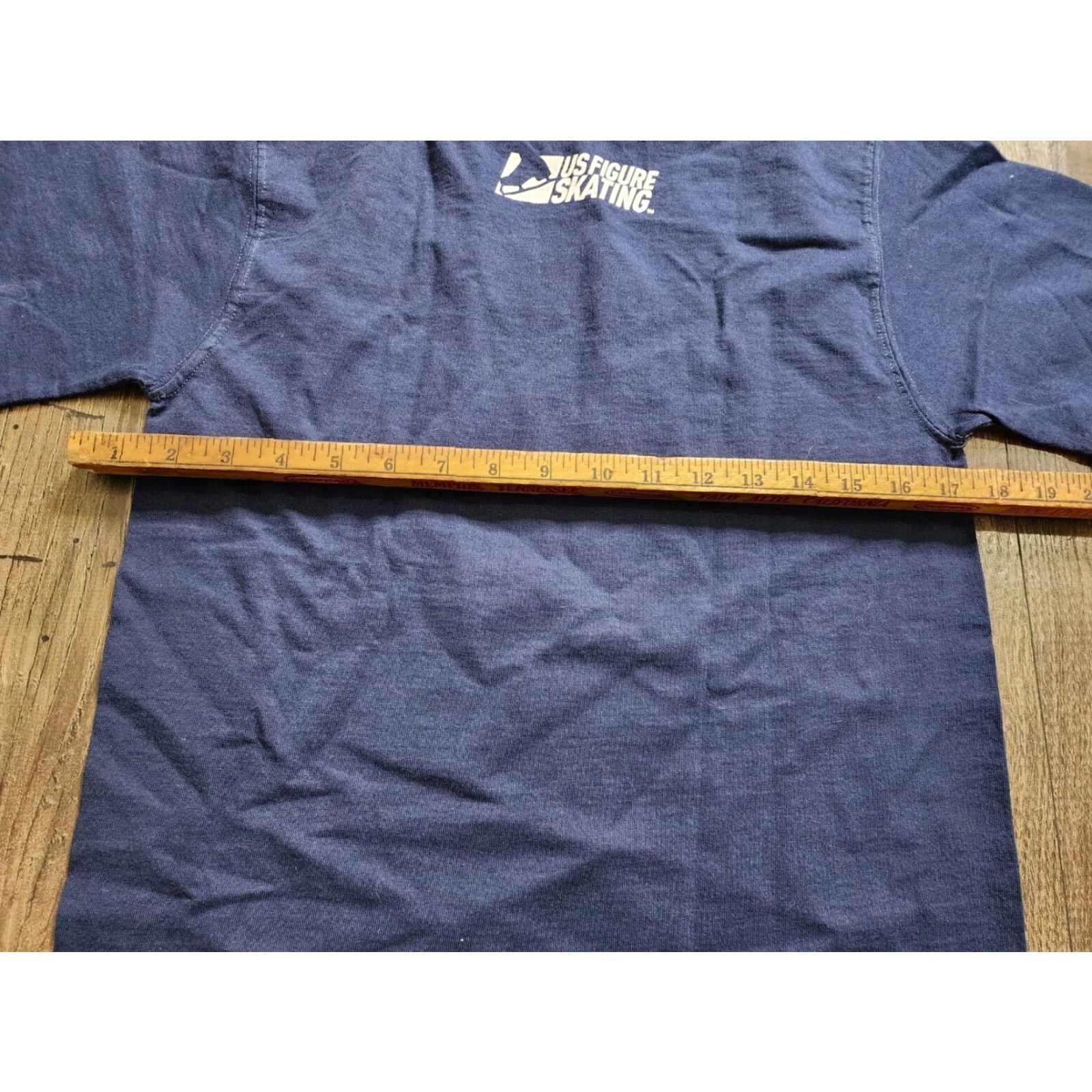 Fruit Of The Loom Fruit of the Loom Shirt Mens S Blue Figure Skating Double Sided It's Great To Skate Size US S / EU 44-46 / 1 - 4 Thumbnail