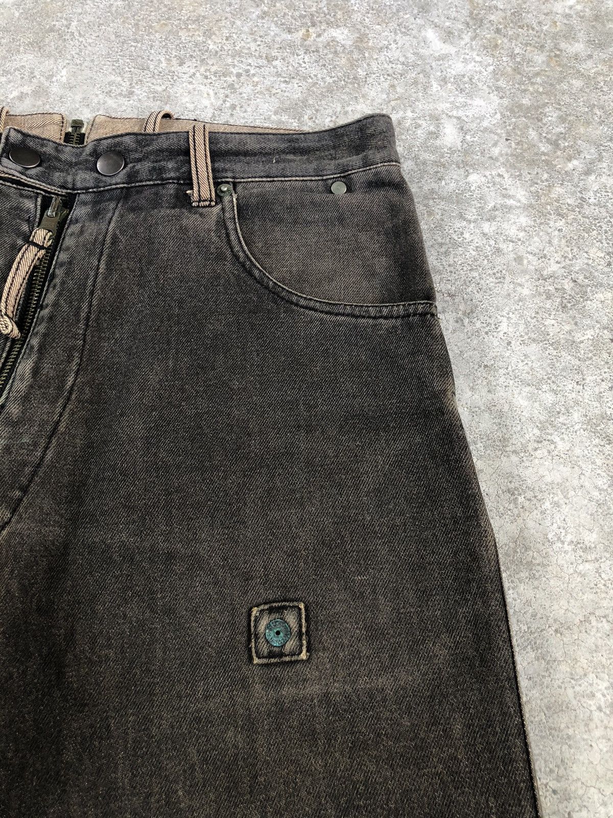 PPFM Rare PPFM Reversible Archive Distressed Jeans Size US 31 - 14 Thumbnail
