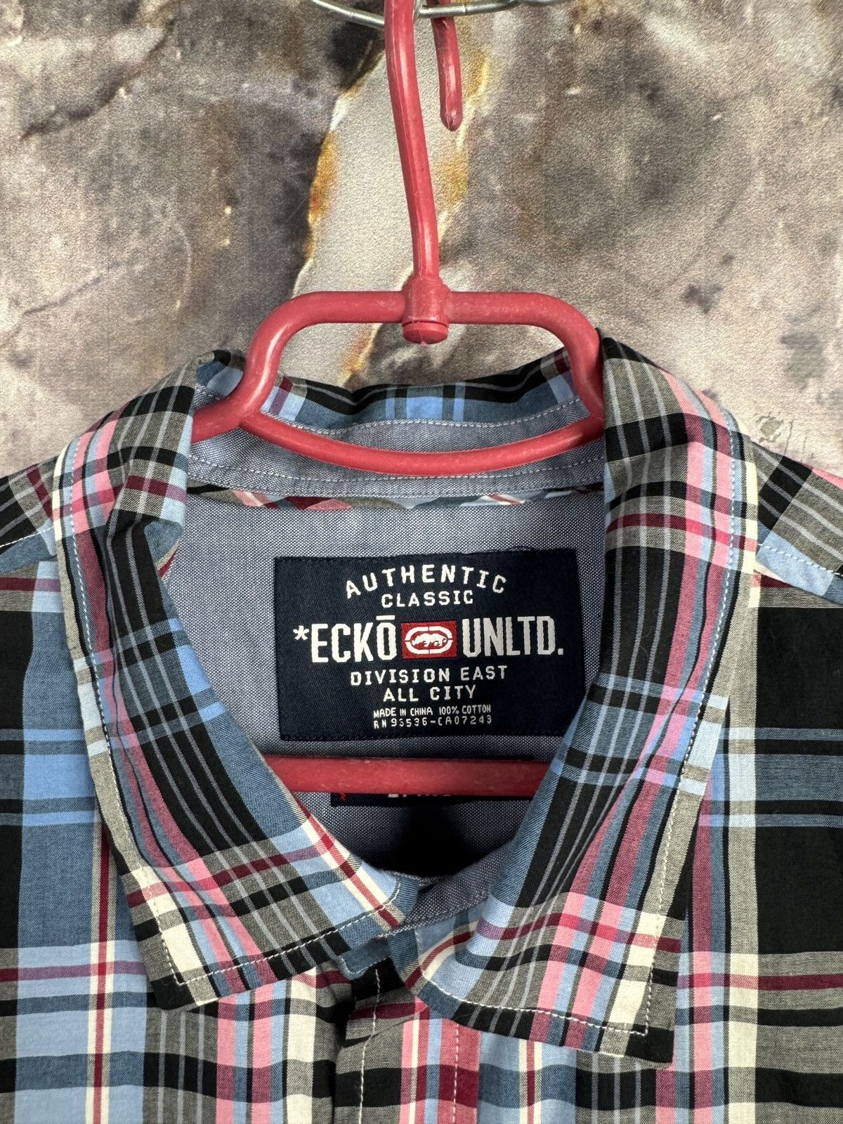 Ecko Unltd. Ecko Unltd. Plaid Button-Up Shirt Long Sleeve Casual Mens Size US L / EU 52-54 / 3 - 6 Thumbnail