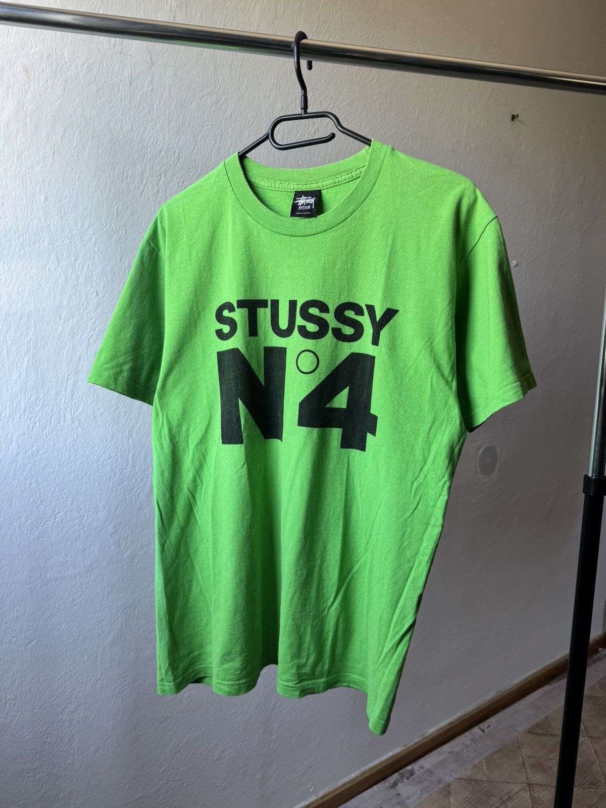 Stussy Stussy No.4 Tee "Kelly" Green y2k logo 00s M skate Size US M / EU 48-50 / 2 - 8 Thumbnail